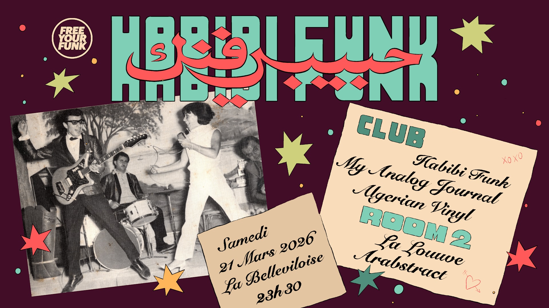 Free Your Funk : La Nuit Habibi Funk | 21.03.26 Cover