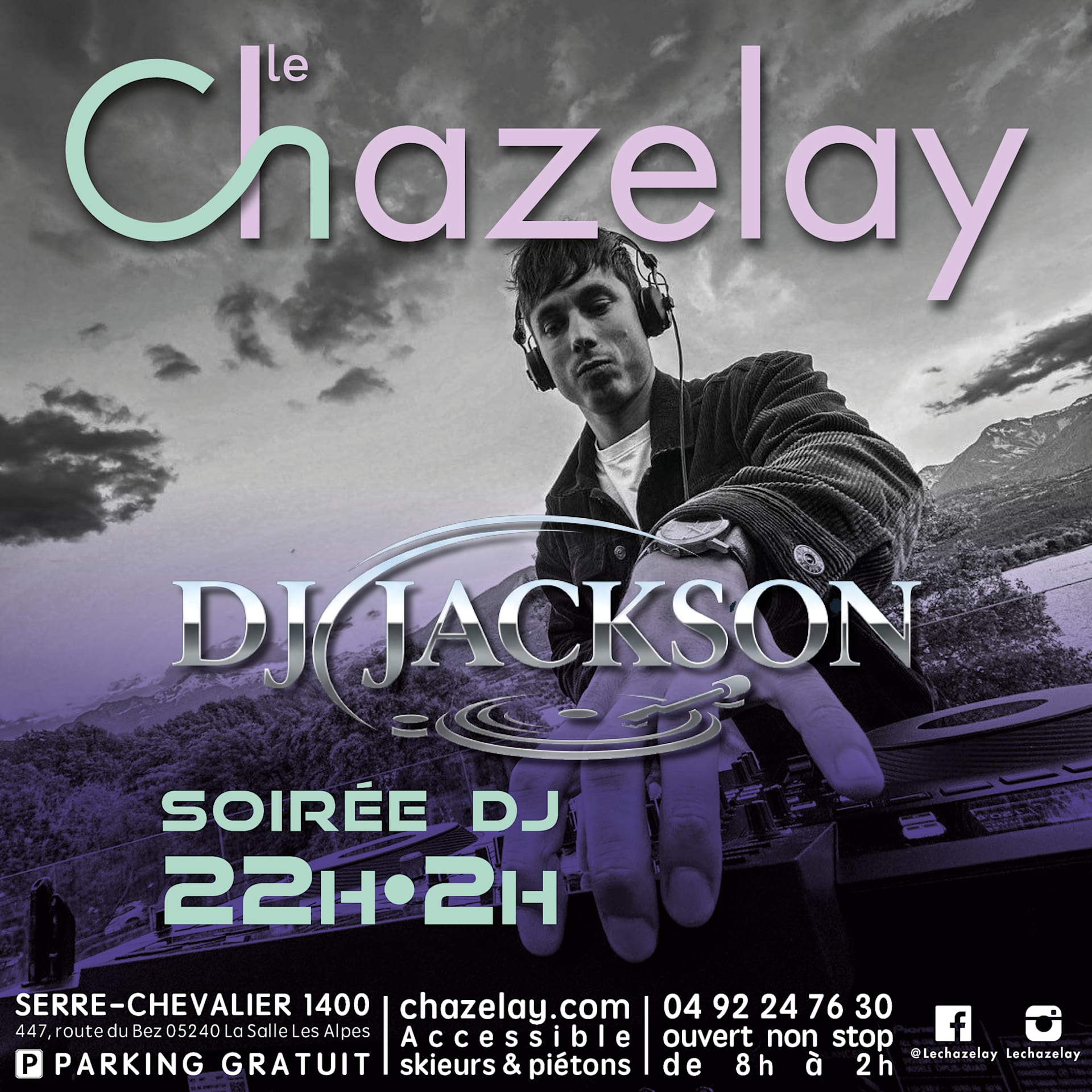 Dimanche 01/03/26 - Soirée Dj - Le Chazelay Serre Chevalier Cover