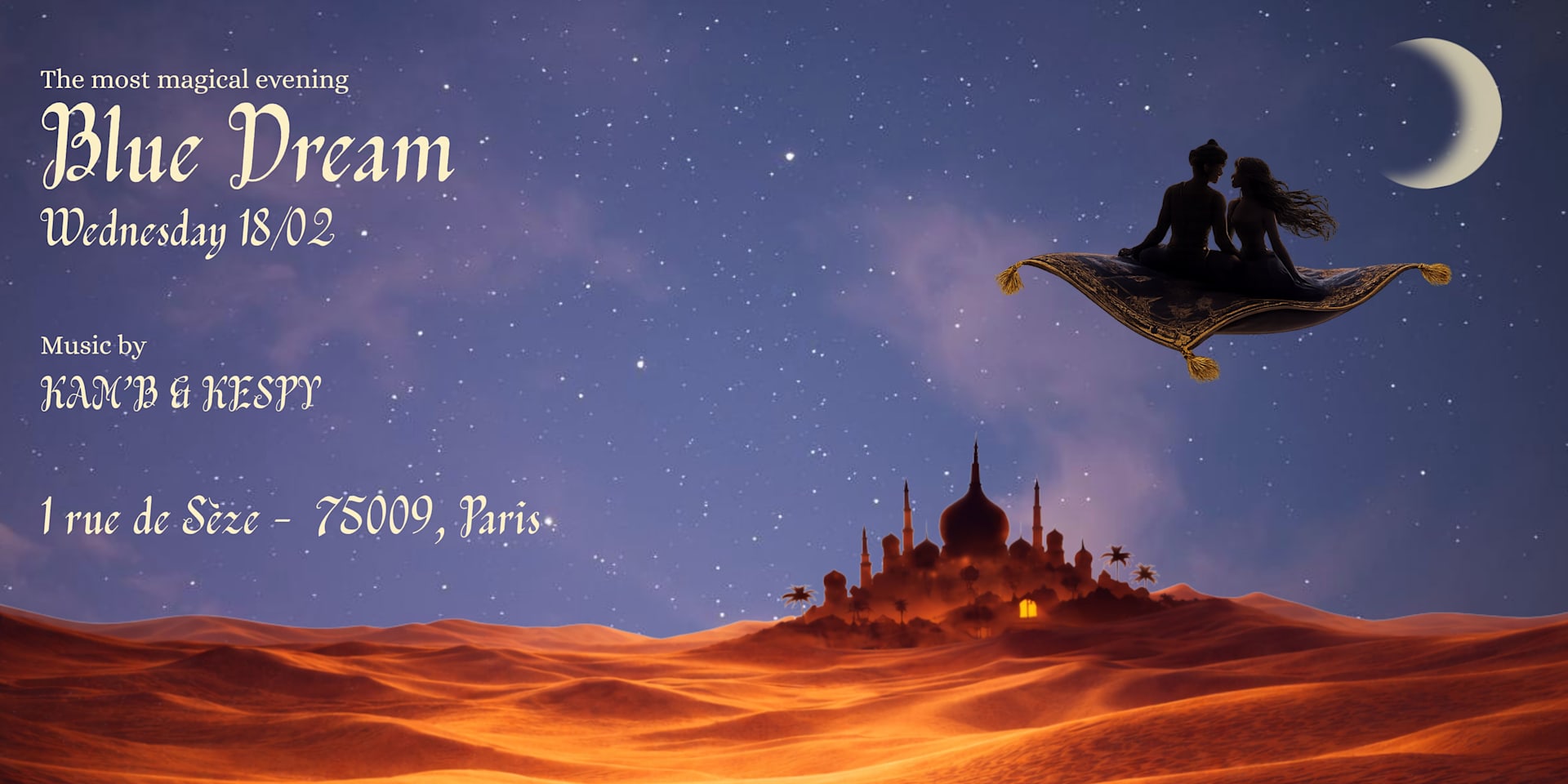 Blue Dream - Soirée St Valentin Bde Esce Cover