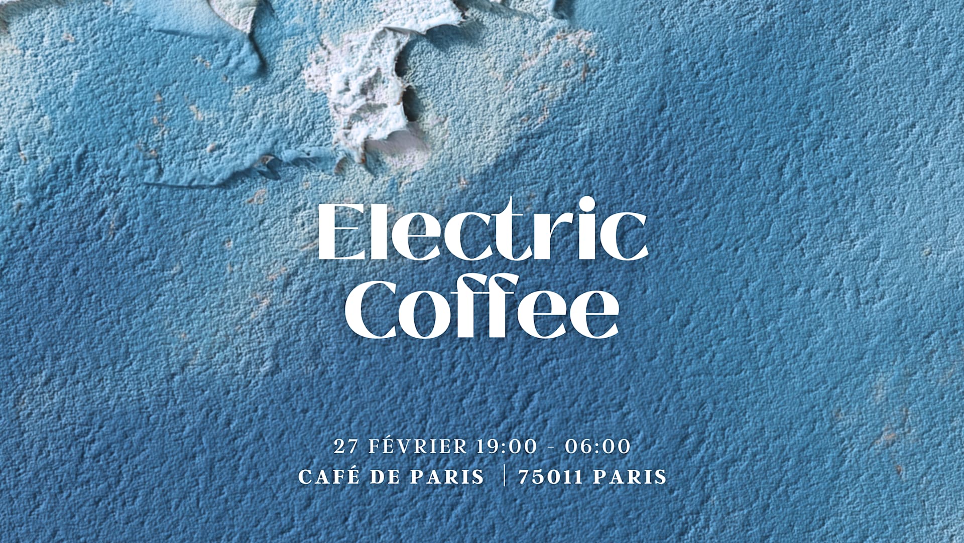 Electric Coffee - Release Party Cover