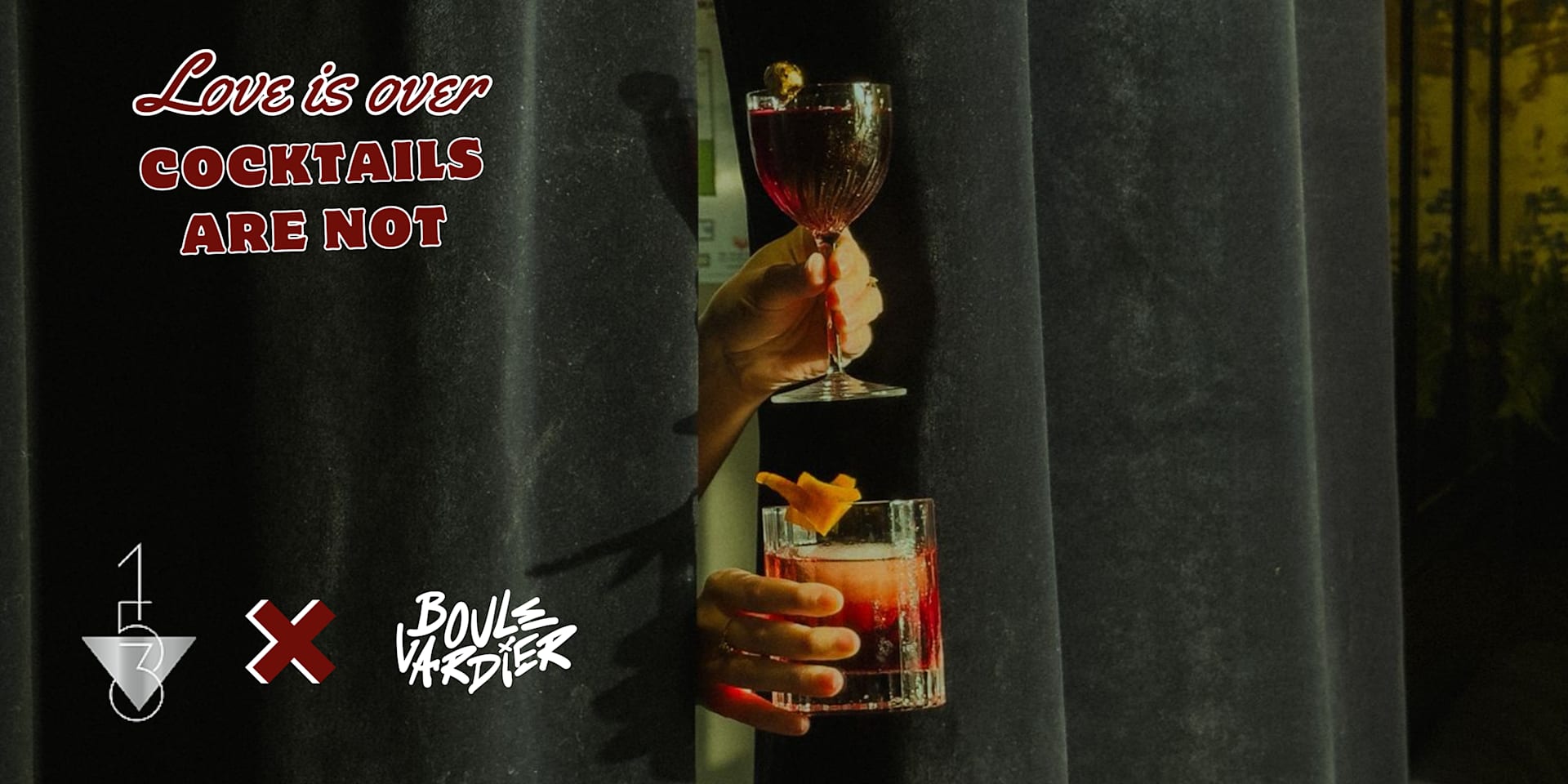 Love Is Over, Cocktails Are Not Cover