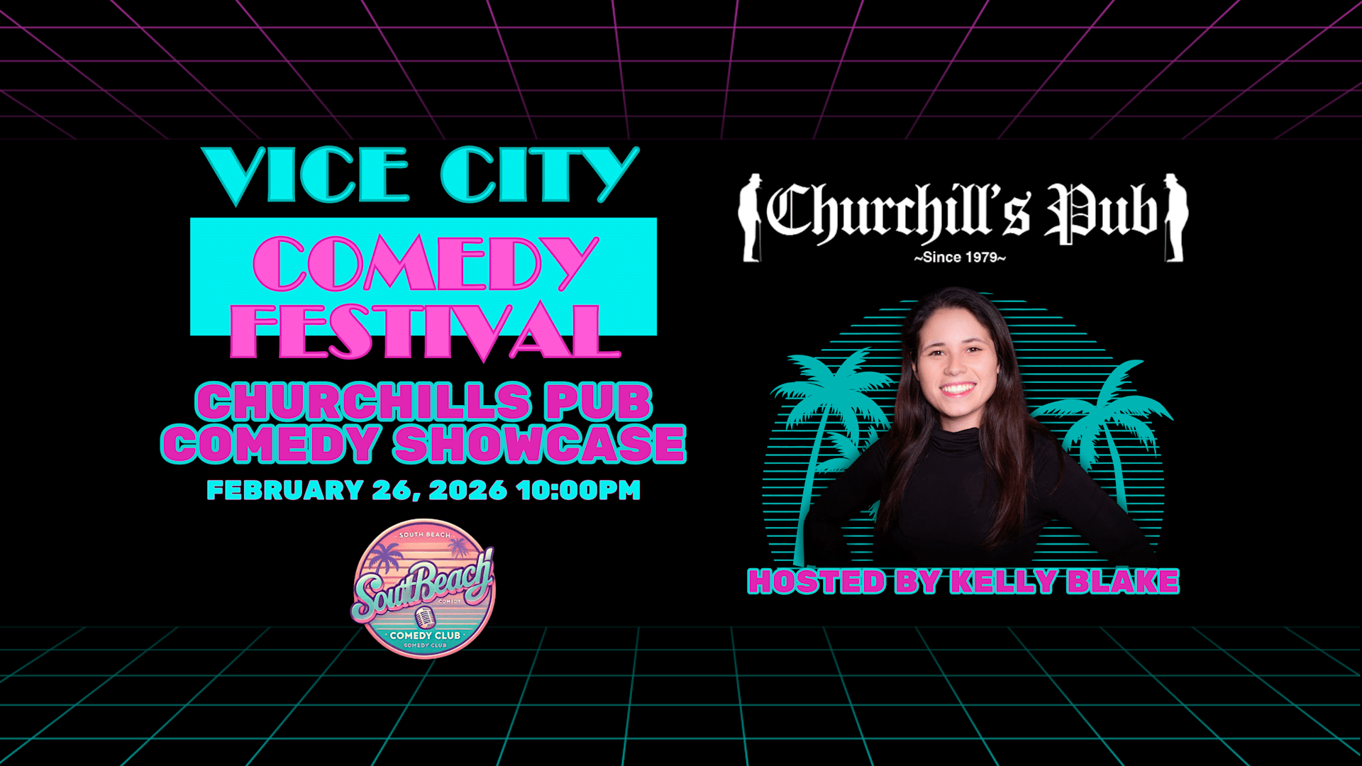 Vice City Comedy Festival + Showcase Cover