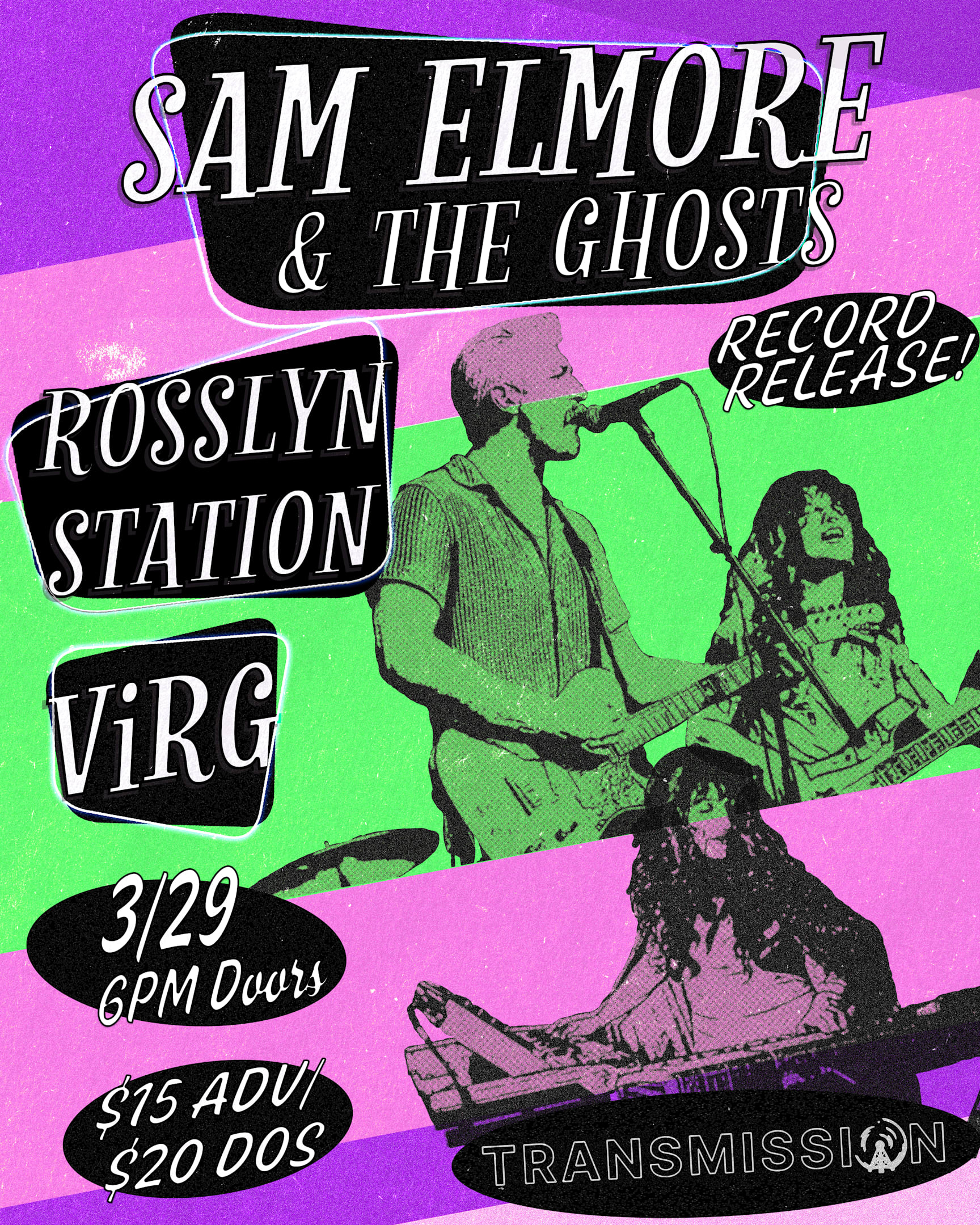Sam Elmore & The Ghosts With Rosslyn Station And Virg Cover