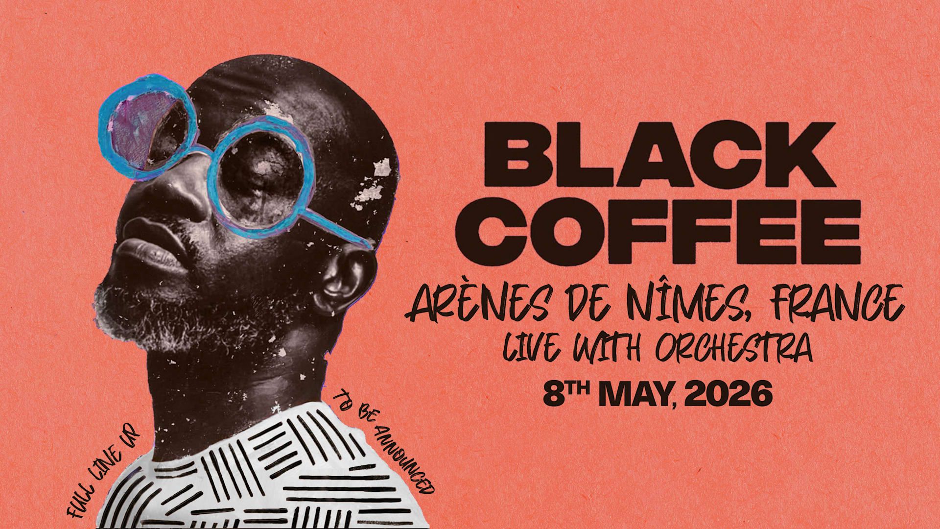 Black Coffee - Live With Orchestra @ Arènes De Nîmes, France Cover