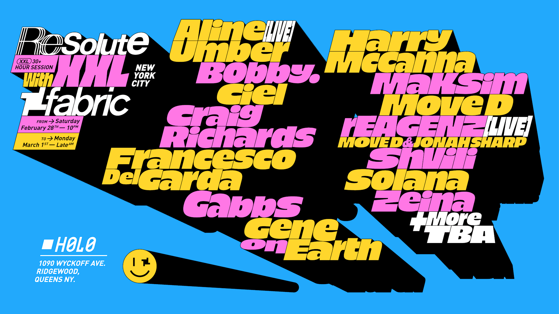 Resolute X Fabric London Cover