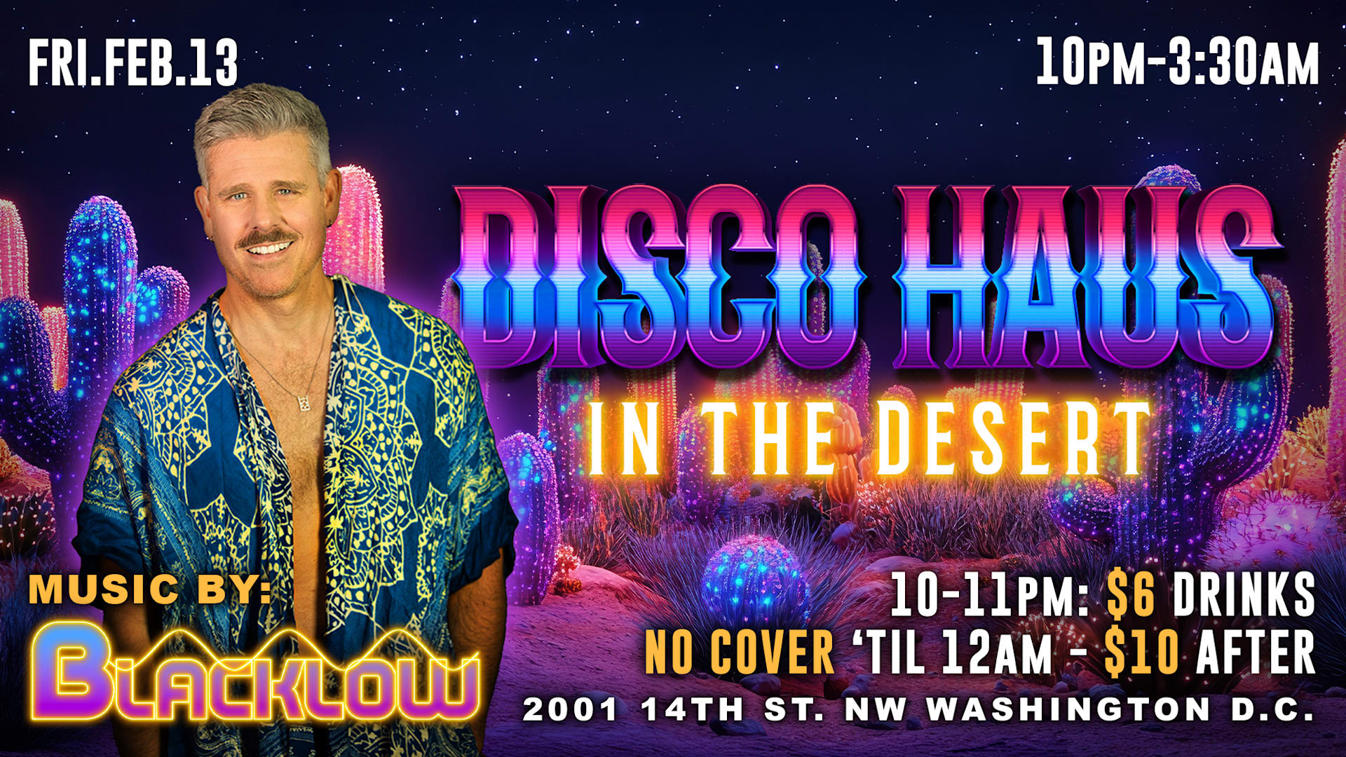 Disco Haus In The Dessert With Jeremy Blacklow Cover