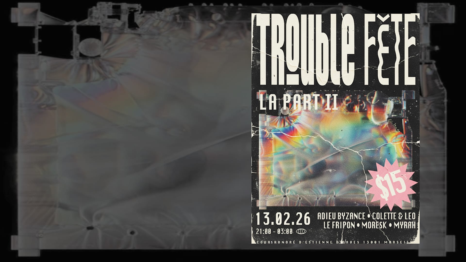 Trouble Fête • La Part II Cover