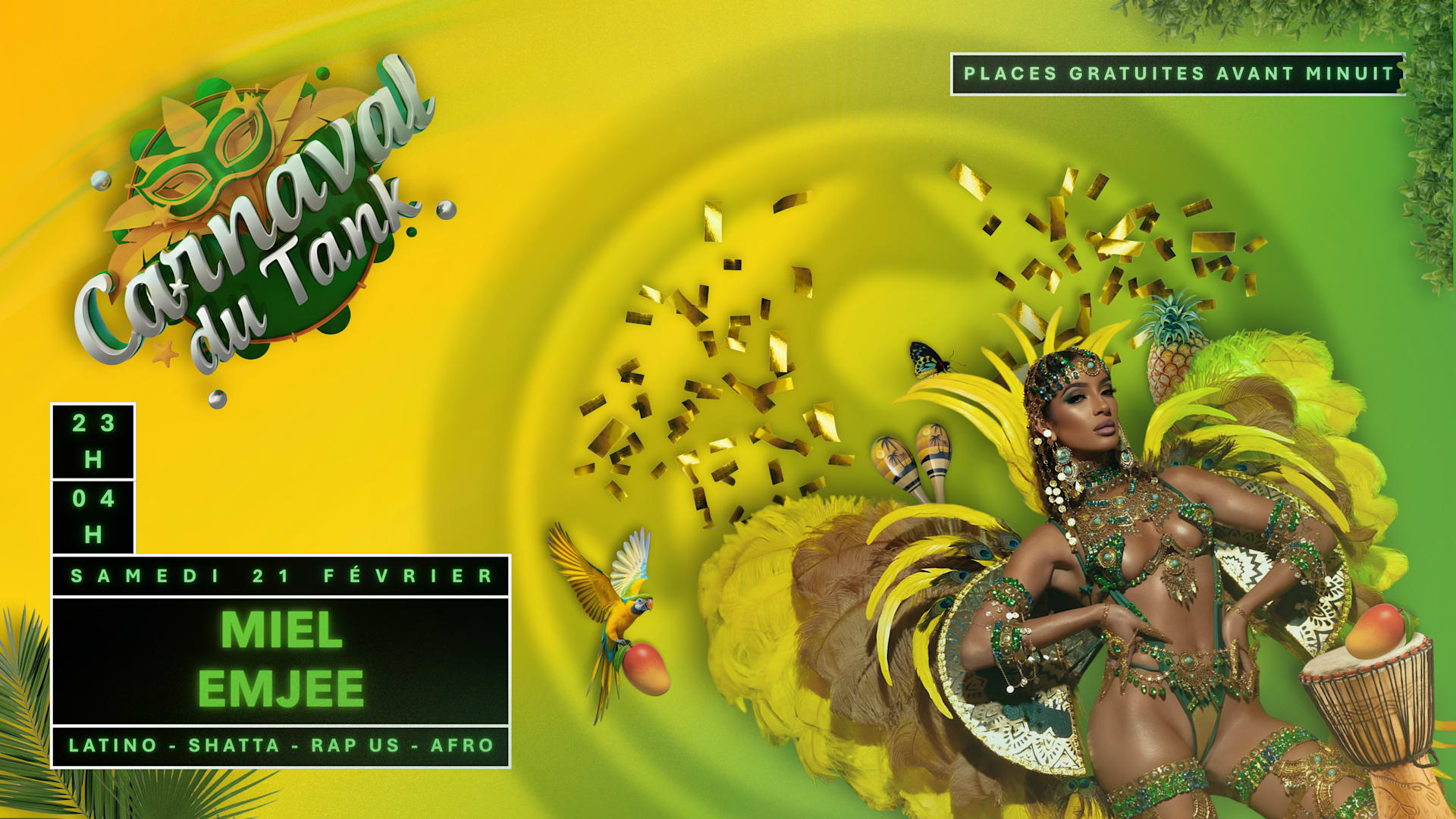 Carnaval Du Tank : Miel & Emjee Cover