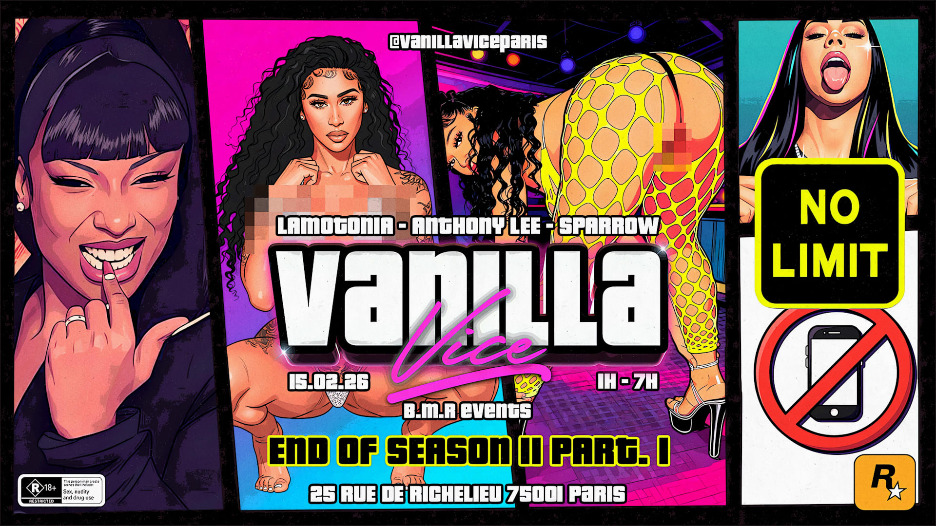 Vanilla Vice | No Limit Édition 15/02 Cover