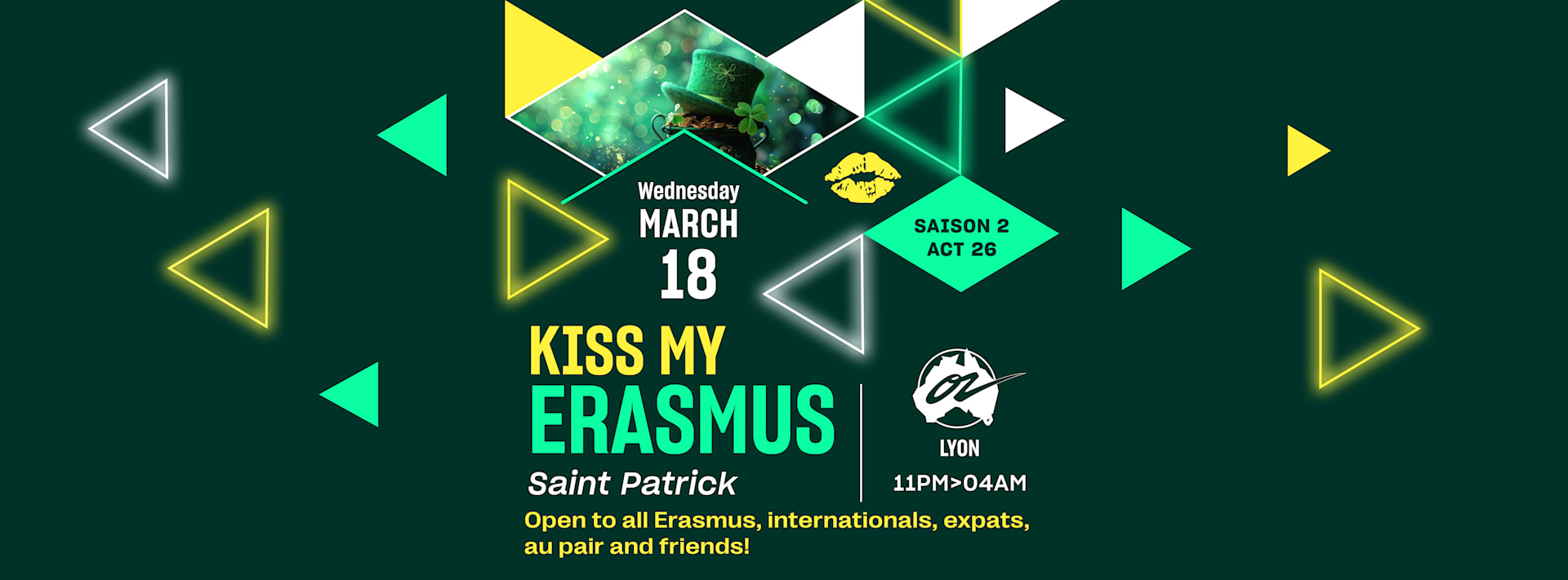Kiss My Erasmus 18.03 - Lyon Cover