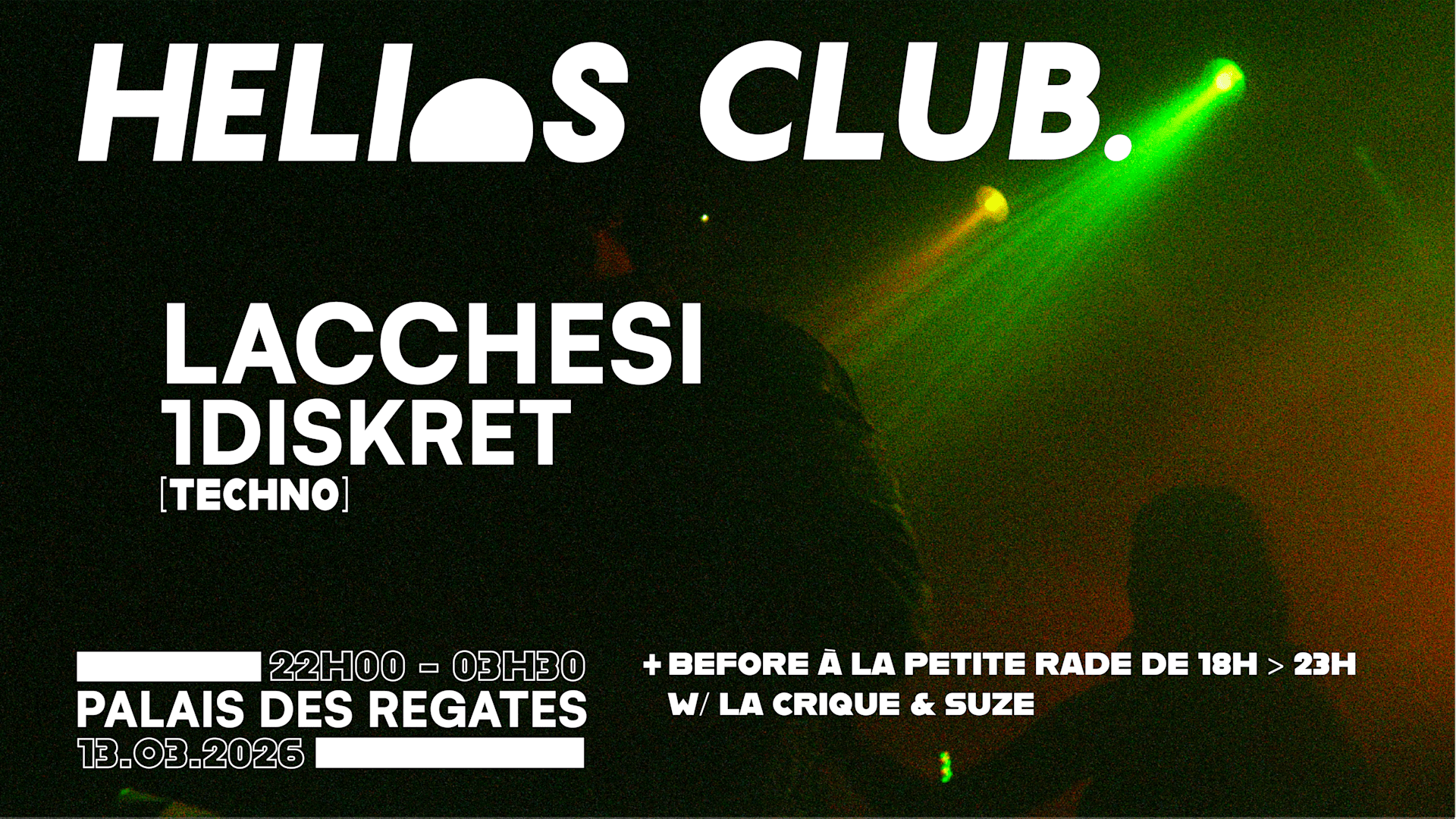 Helios Club W/ Lacchesi & 1diskret Cover