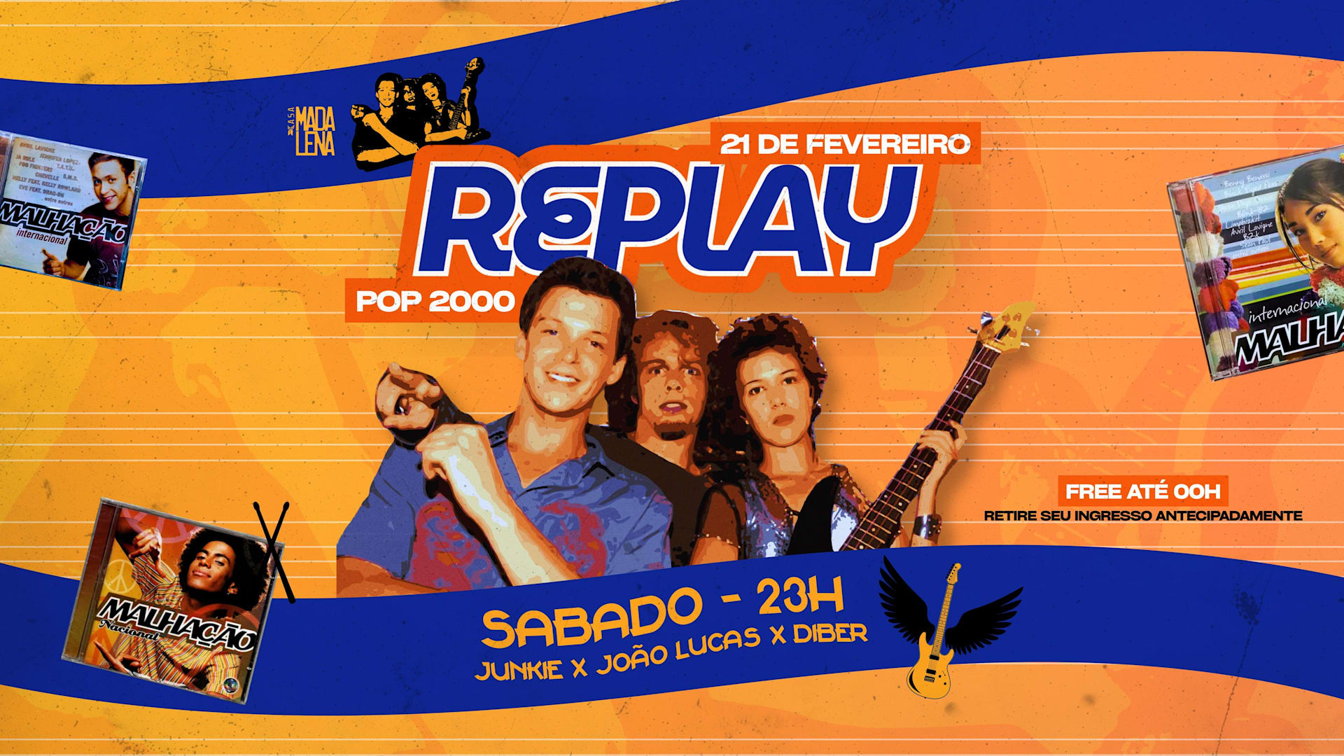 Replay | Pop 2000 | Fevereiro | Free* Cover