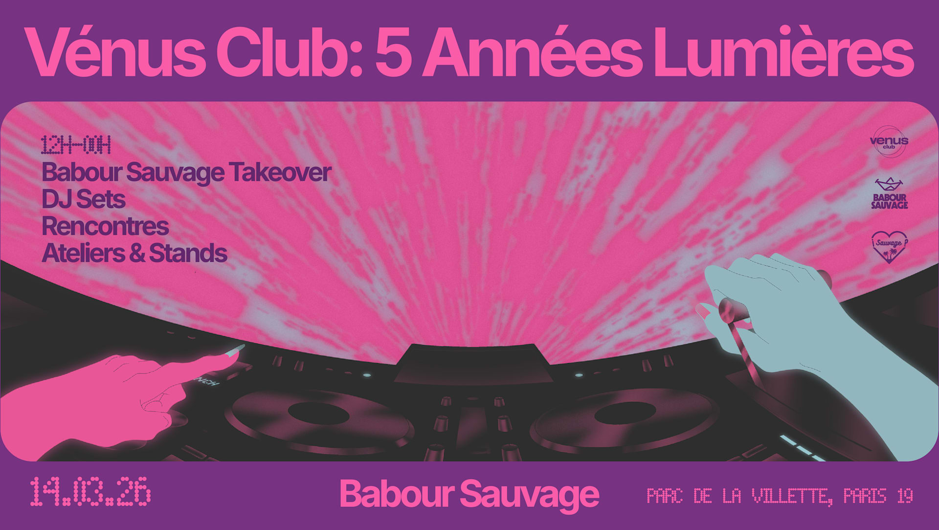 Vénus Club : 5 Années Lumières Cover