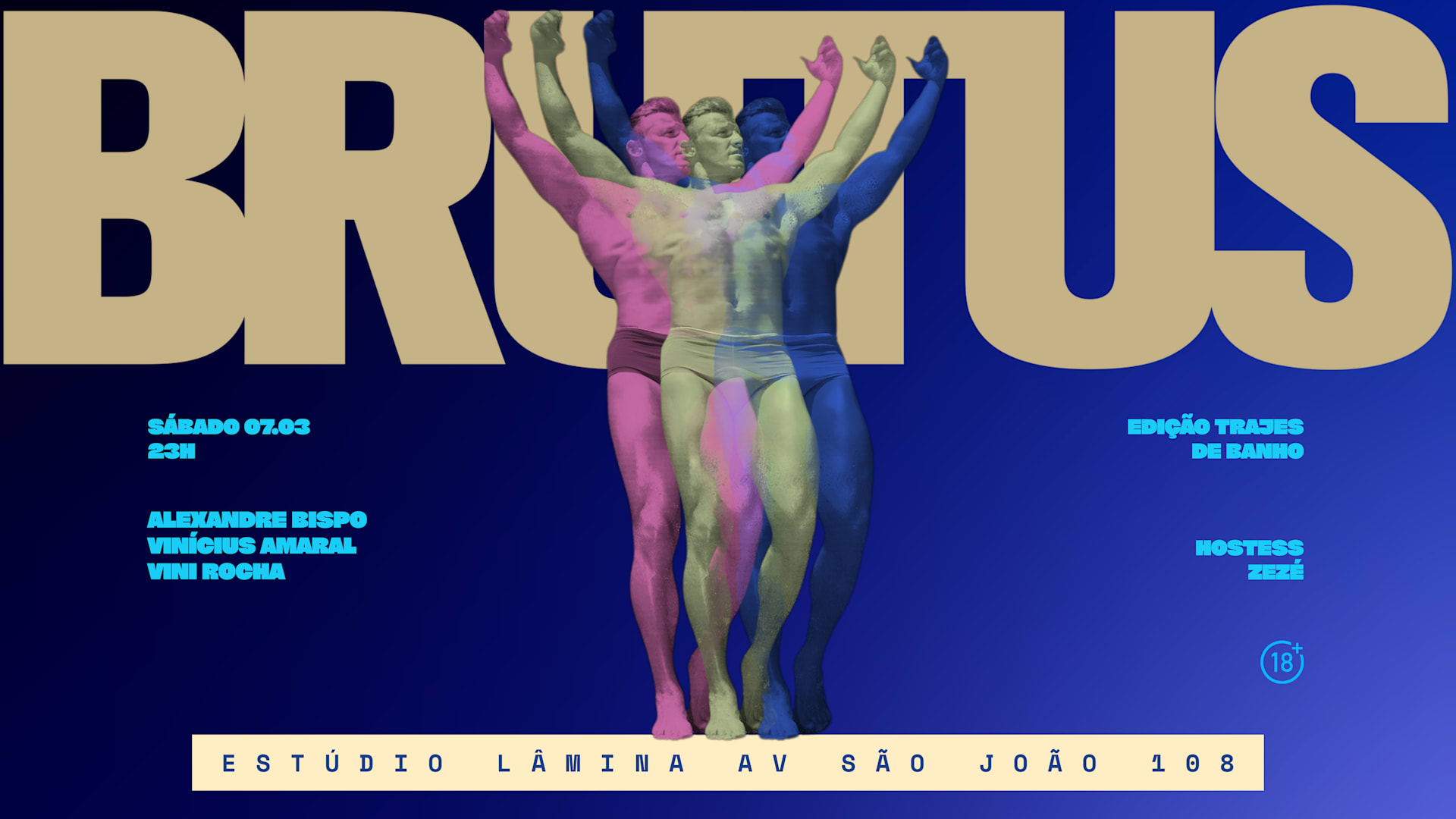 Brutus No Estúdio Lâmina Edição Trajes De Banho Cover