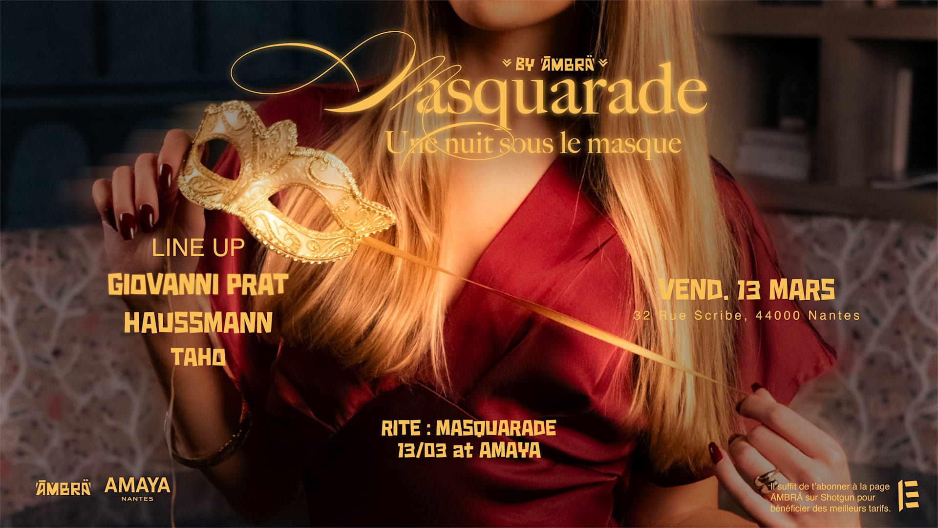 Masquarade « Une Nuit Sous Le Masque » Cover