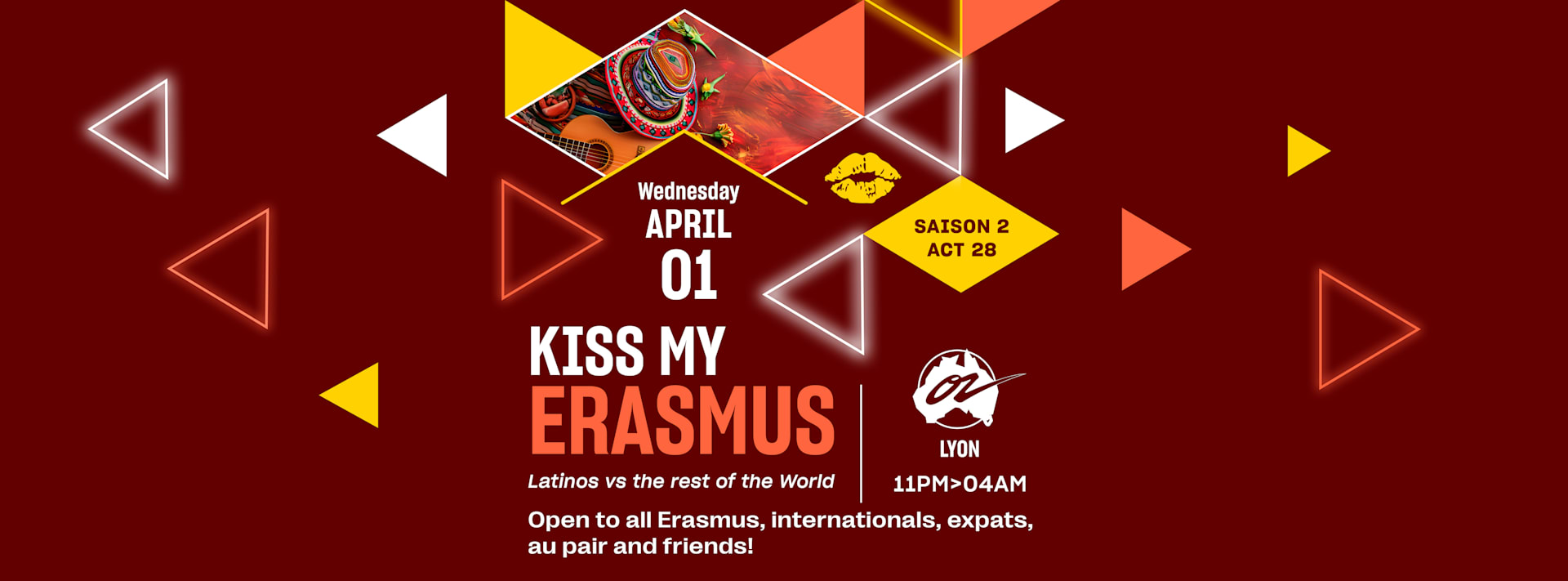 Kiss My Erasmus 01.04 - Lyon Cover