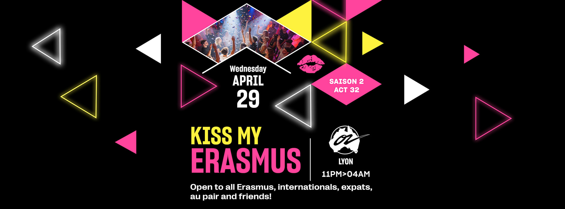 Kiss My Erasmus 29.04 - Lyon Cover