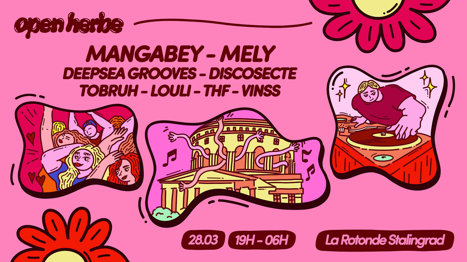 Open Herbe · Free Before + Club Xxl : Mangabey, Mely & More Cover