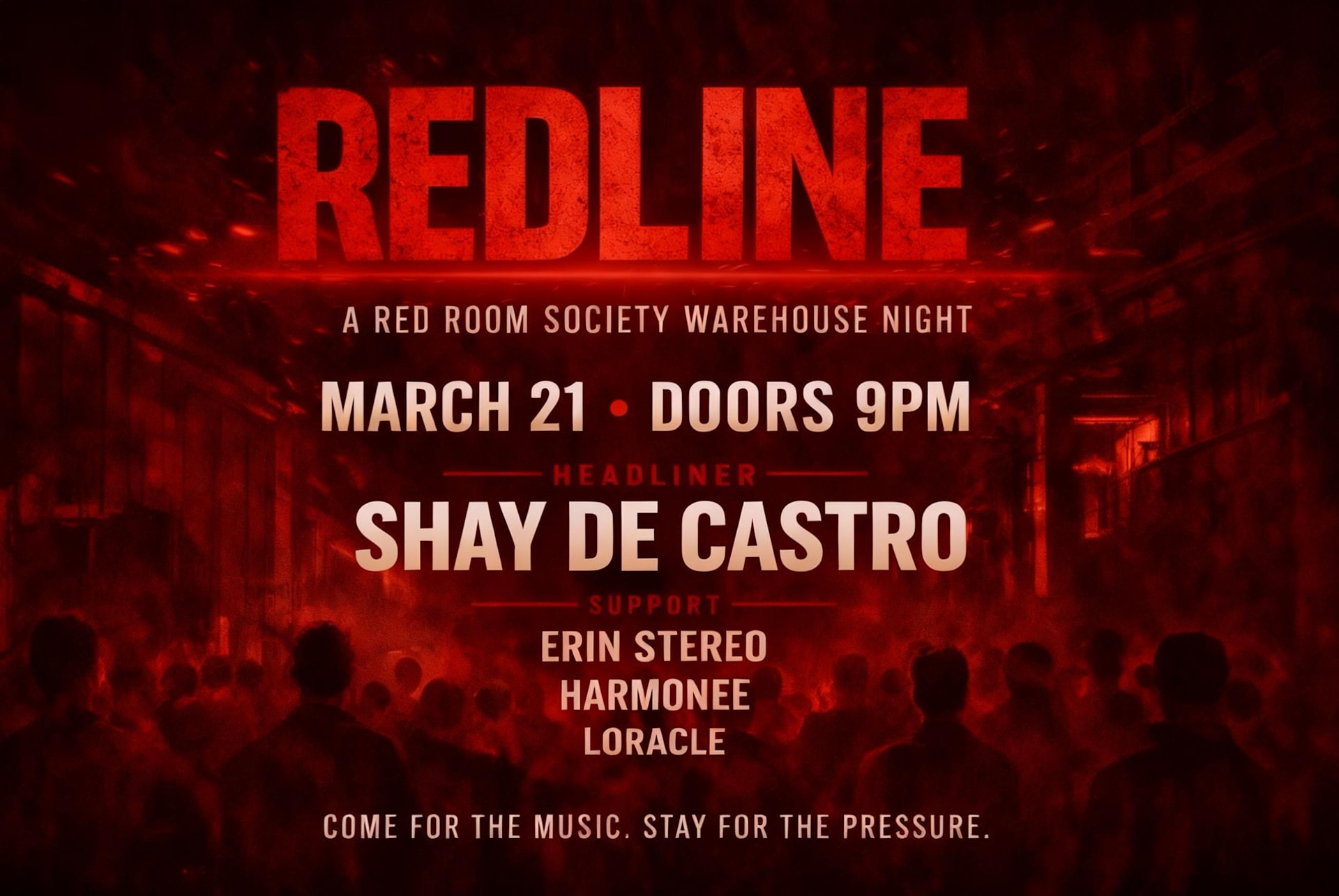 Red Room Society Presents: Shay De Castro Cover