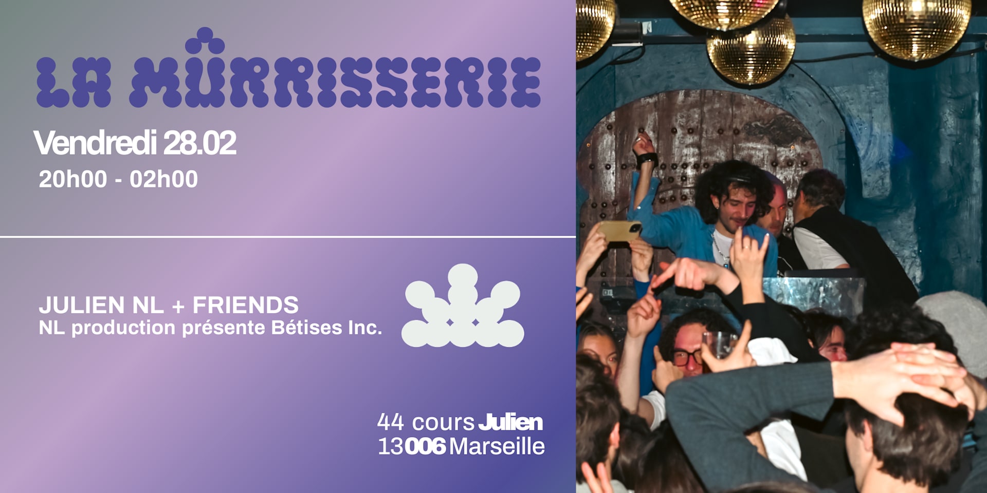 Julien Nl + Friends À La Mûrisserie Cover