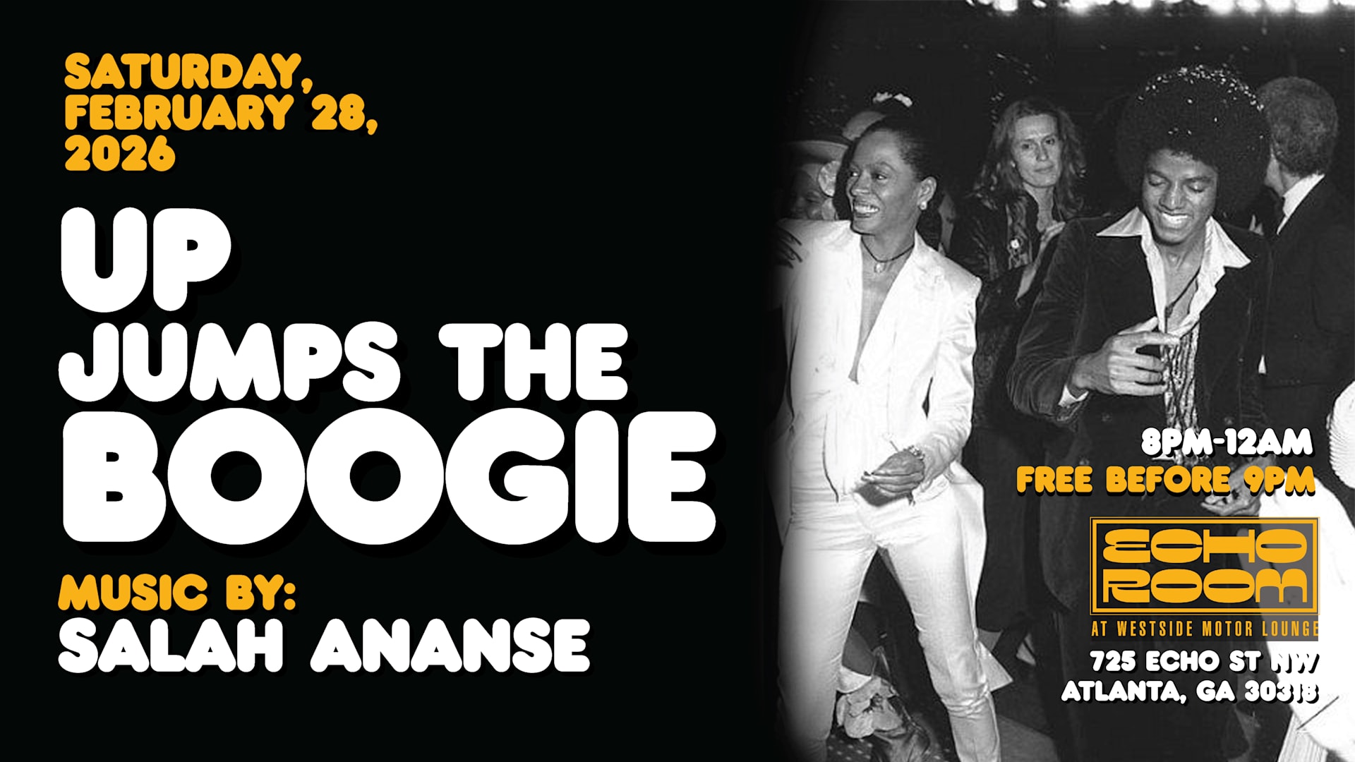 Salah Ananse Presents 'up Jumps The Boogie' Cover