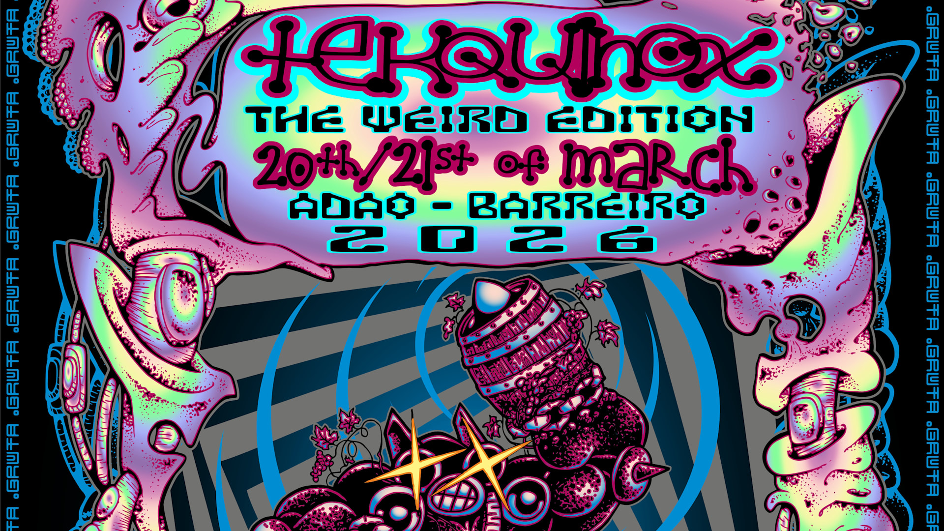 Tekquinox - Weird Edition - 20th & 21st March - 2026 Cover