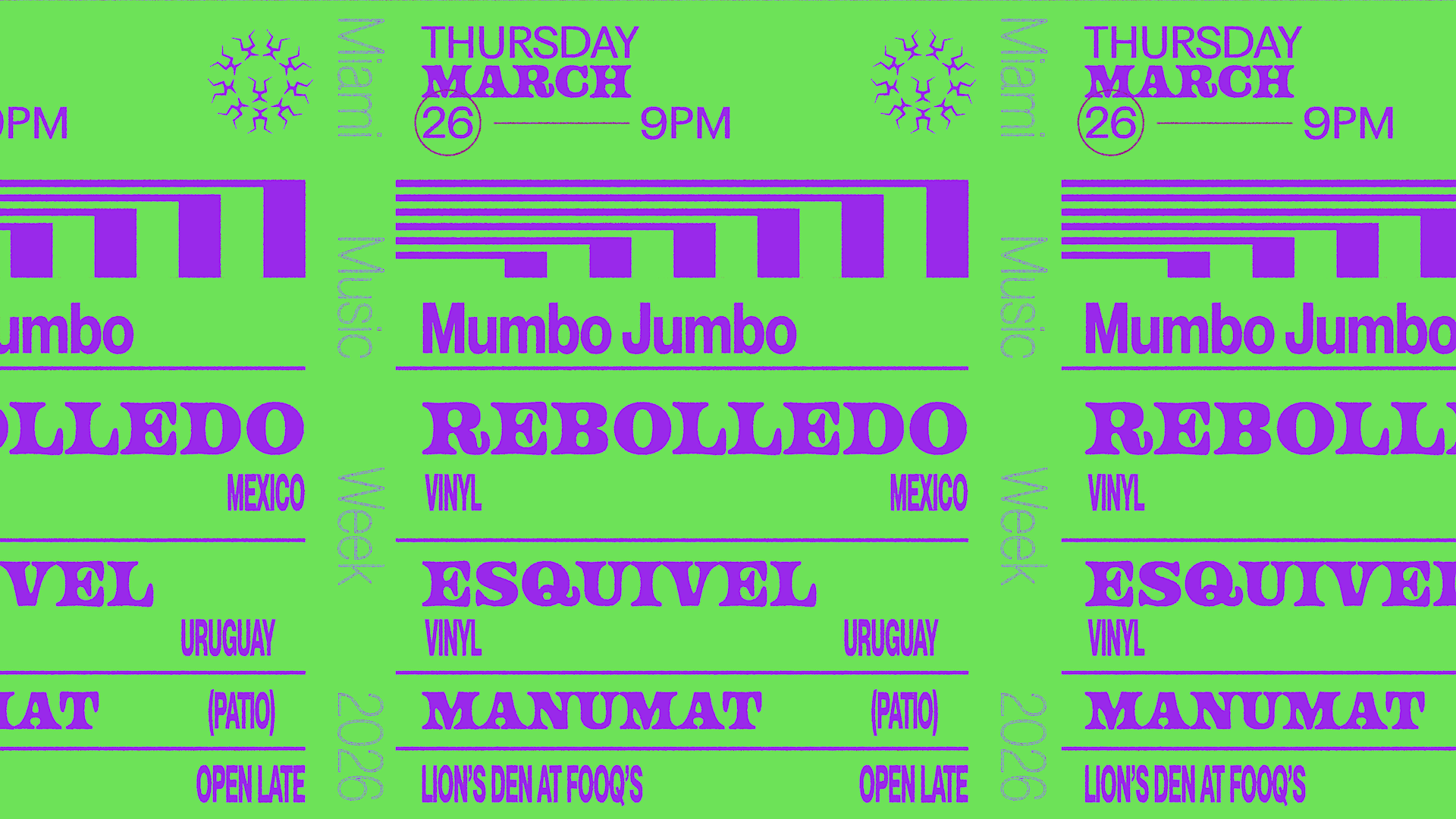 Mumbo Jumbo: Rebolledo, Esquivel, Manumat Cover