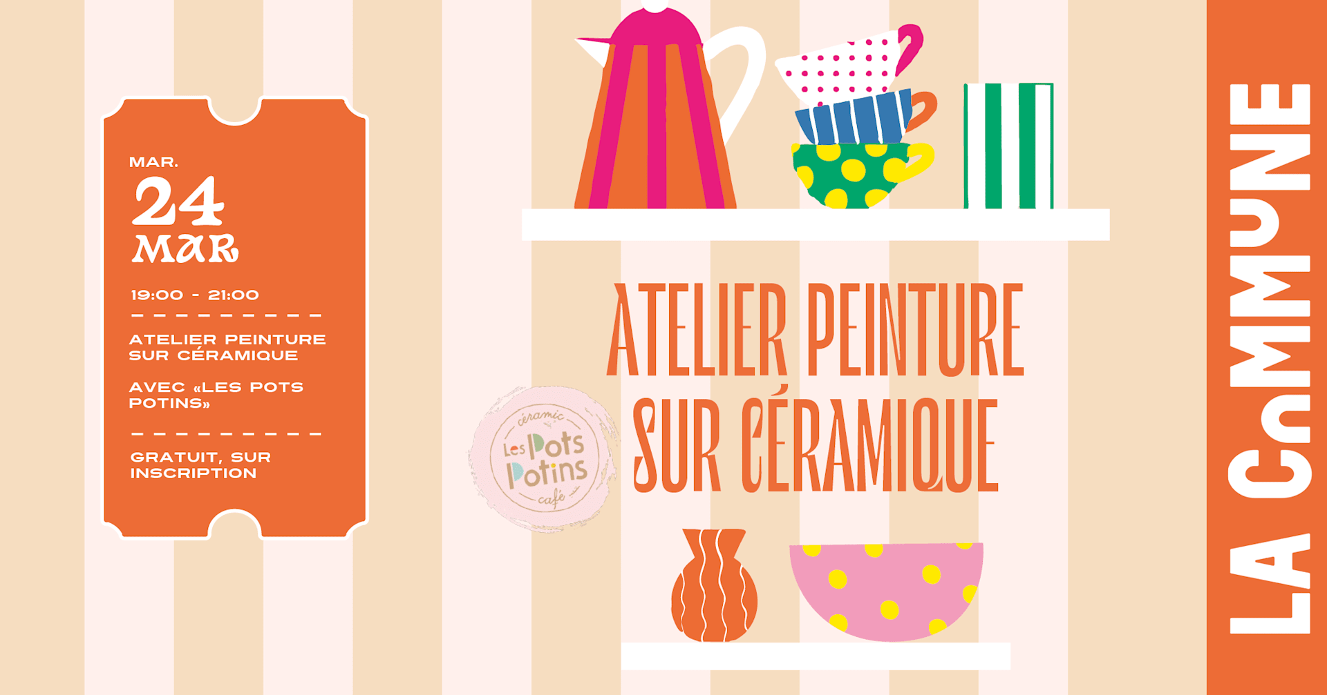 Atelier Peinture Sur Céramique Ft. Les Pots Potins Cover