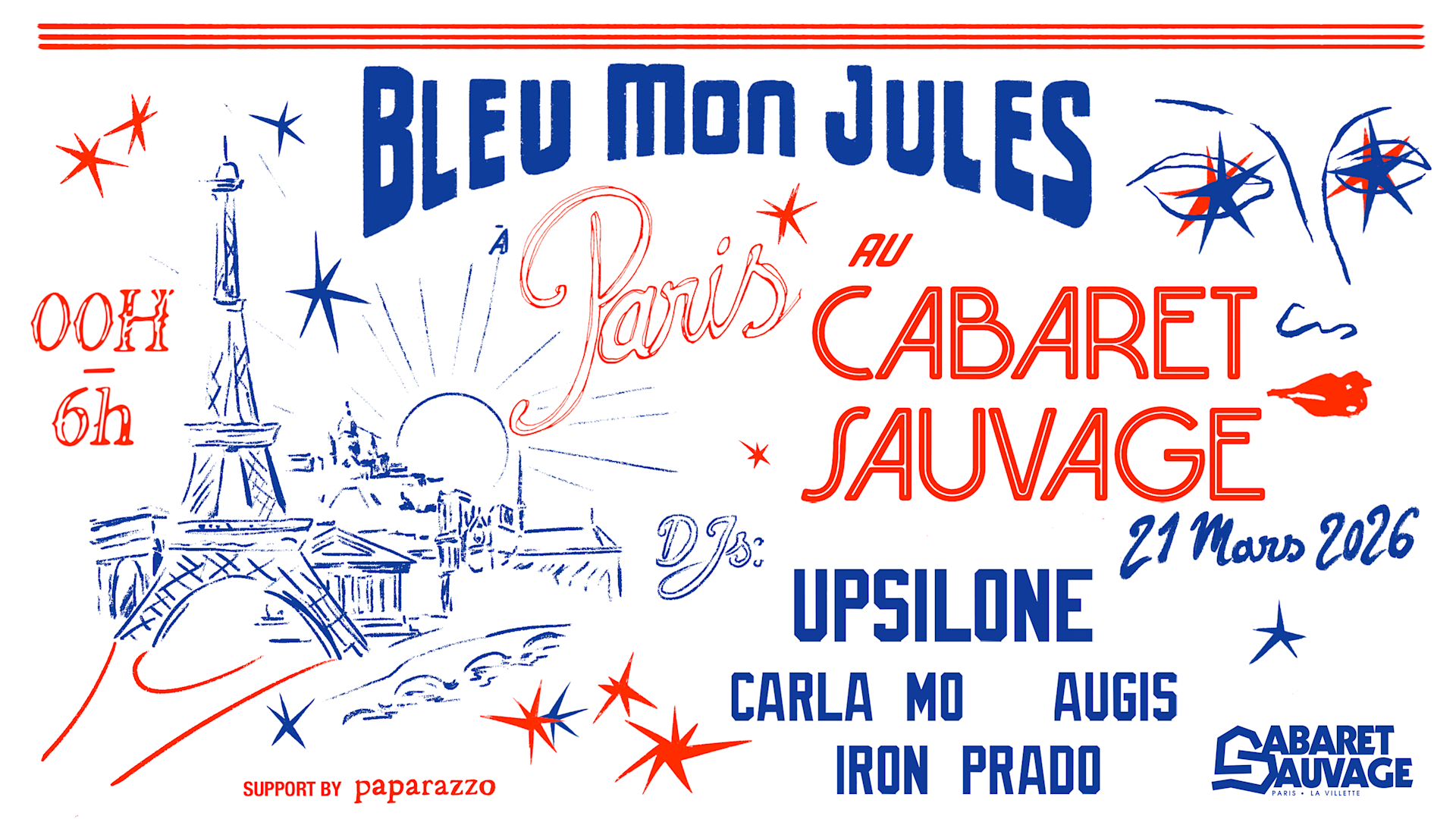 Bleu Mon Jules À Paris Cover