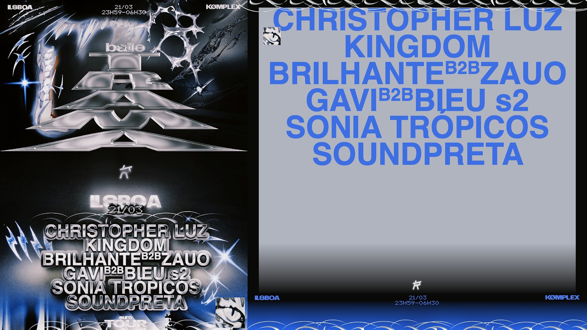 Baile Trama W/ Christopher Luz & Kingdom Cover