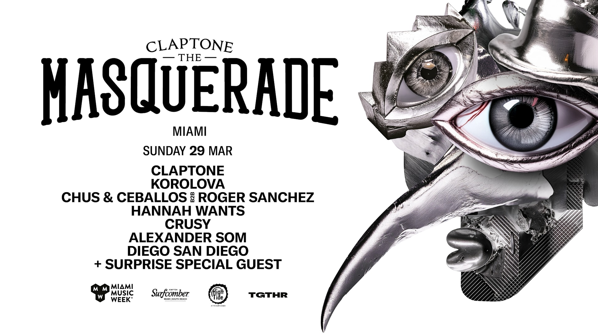 Claptone Presents The Masquerade Miami Cover