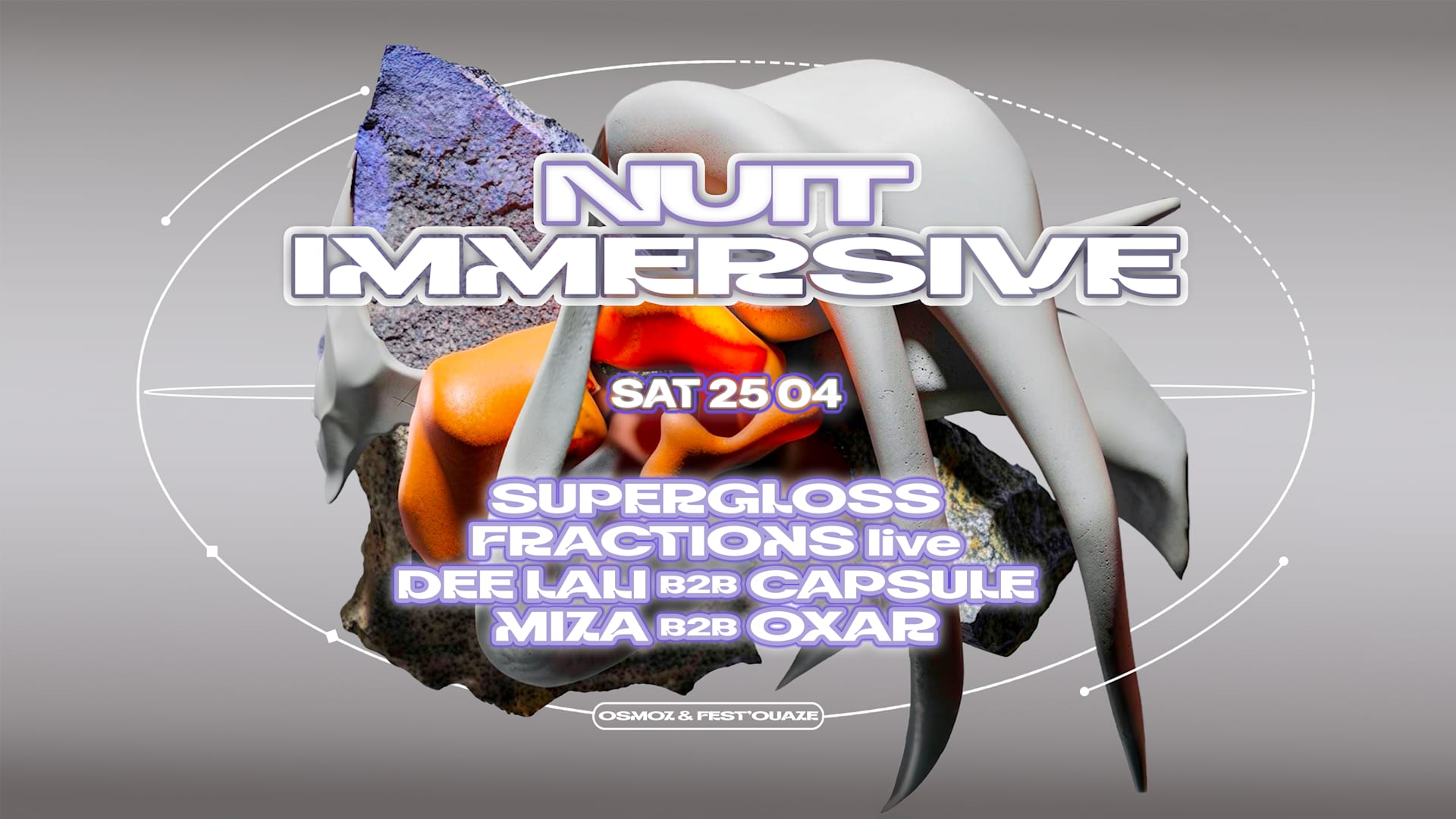 Osmoz Fest'ouaze | Nuit Immersive W/ Supergloss - Fractions Cover
