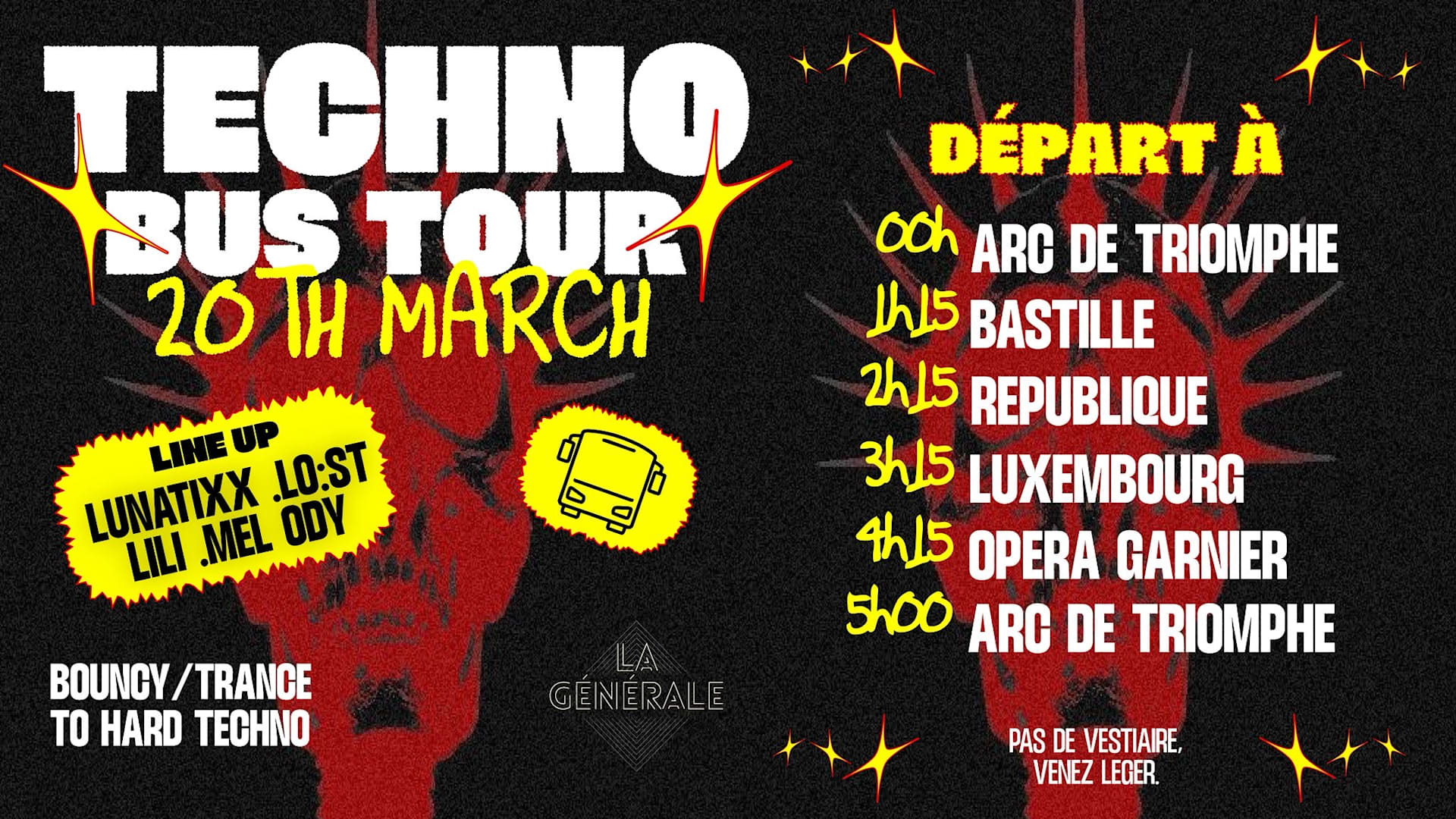 Techno Bus La Générale Cover