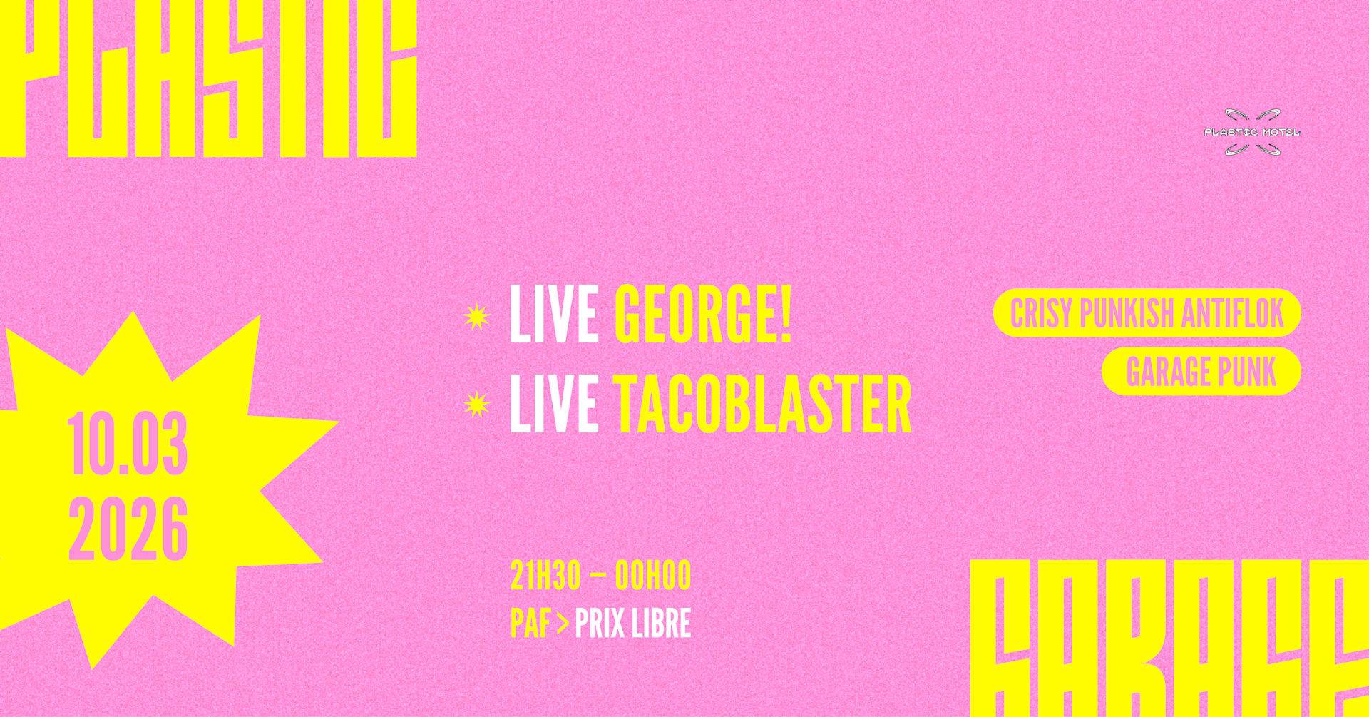 Plastic Live W/ Tacoblaster, George! Cover