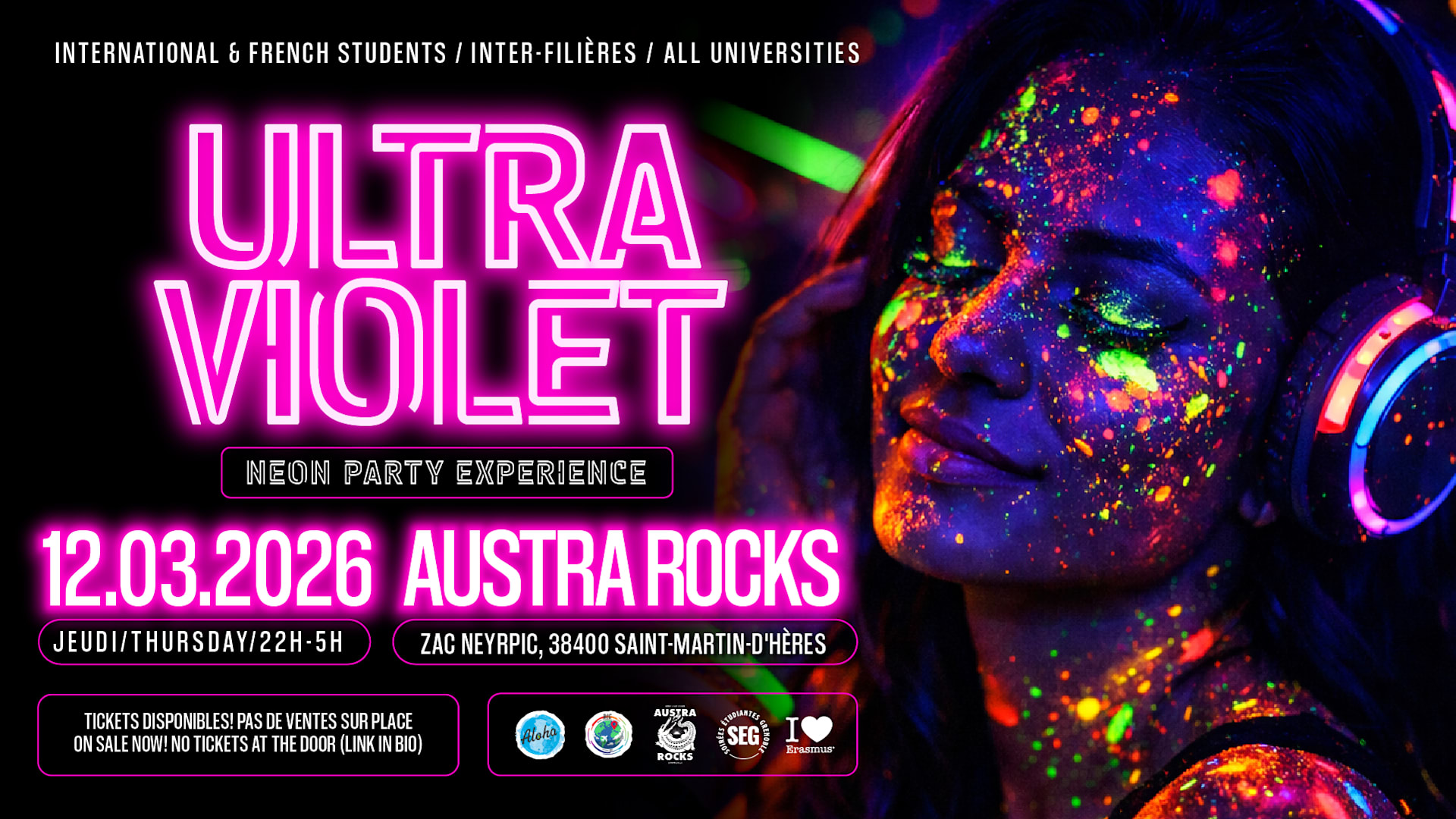 Ultraviolet - Neon Party Experience @ Austra Rocks Cover