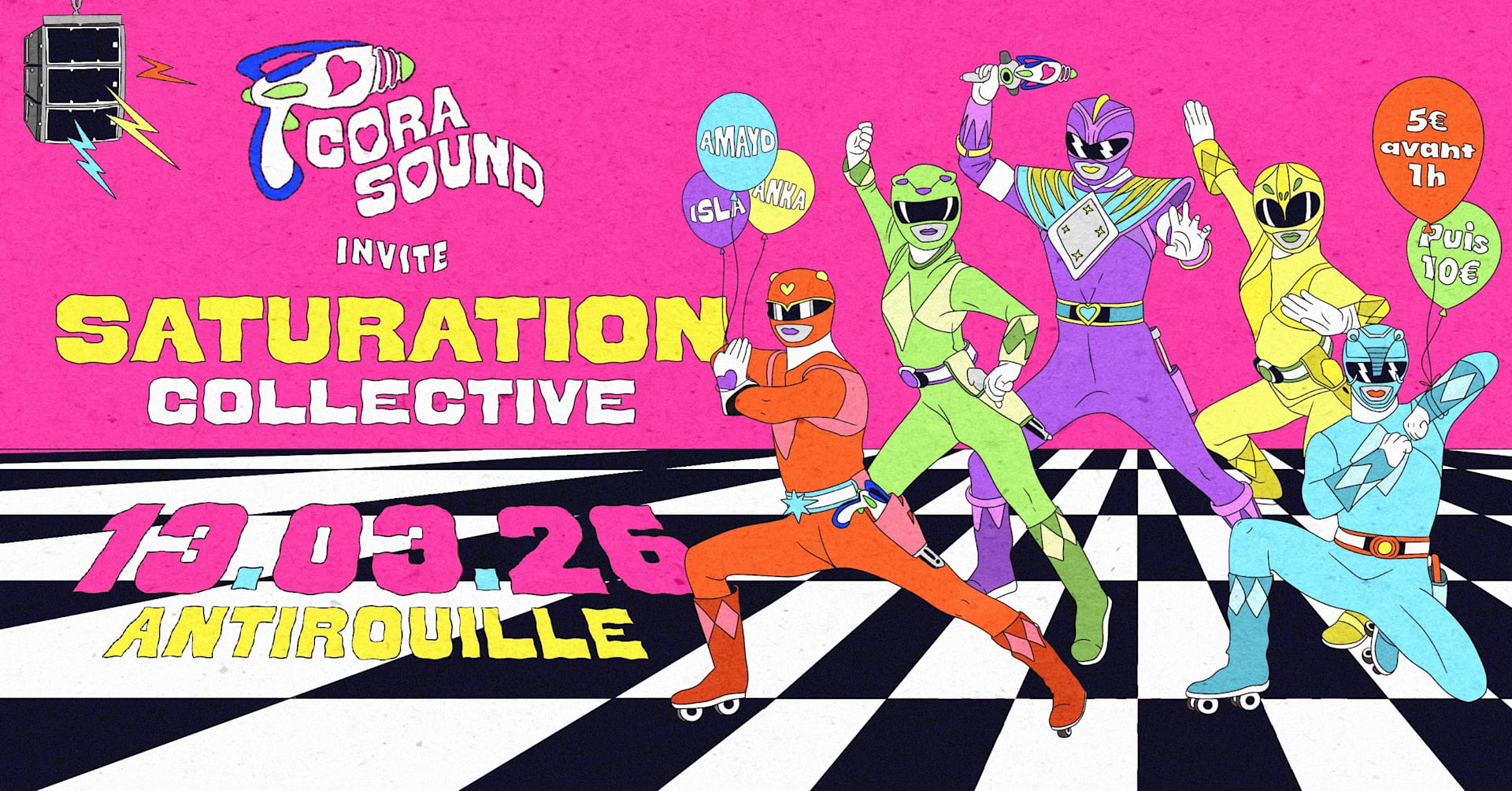 Corasound X Saturation Collective @Antirouille Cover