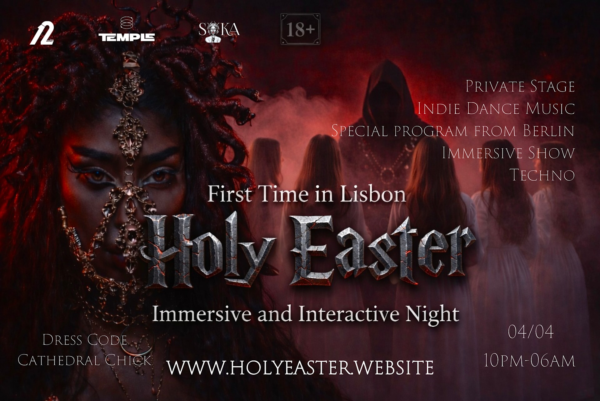Holy Easter - Immersive And Interactive Night In Lisbon 18+ Cover