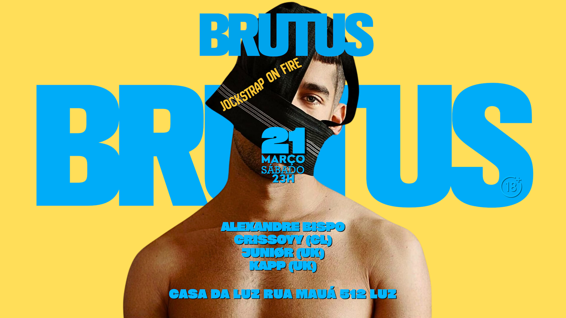 Brutus Jockstrap On Fire Cover