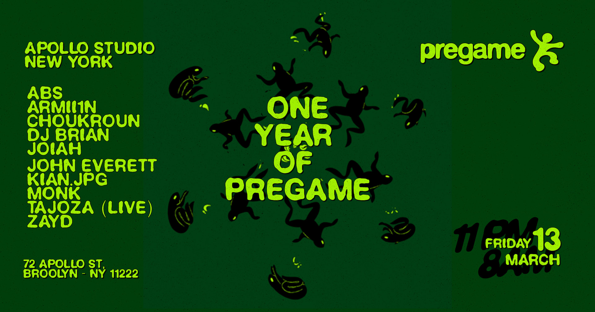 Apollo Studio Presents Pregame W/Abs, Armii1n, Choukroun Cover