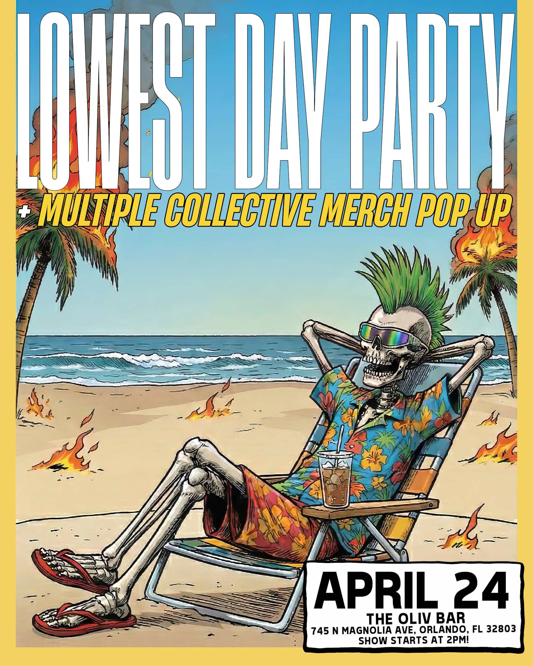 City On Fire Day Party Cover