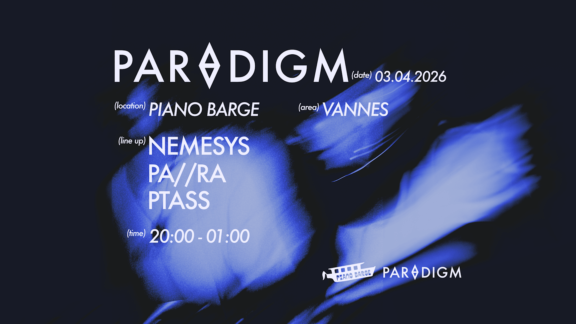 Paradigm — Release Party At Piano Barge | Spring Tour 2026 Cover