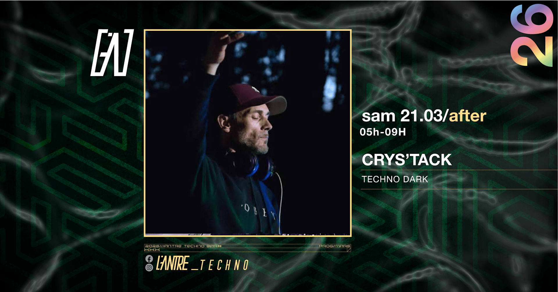 Crys’Tack — Techno / Dark Techno Cover