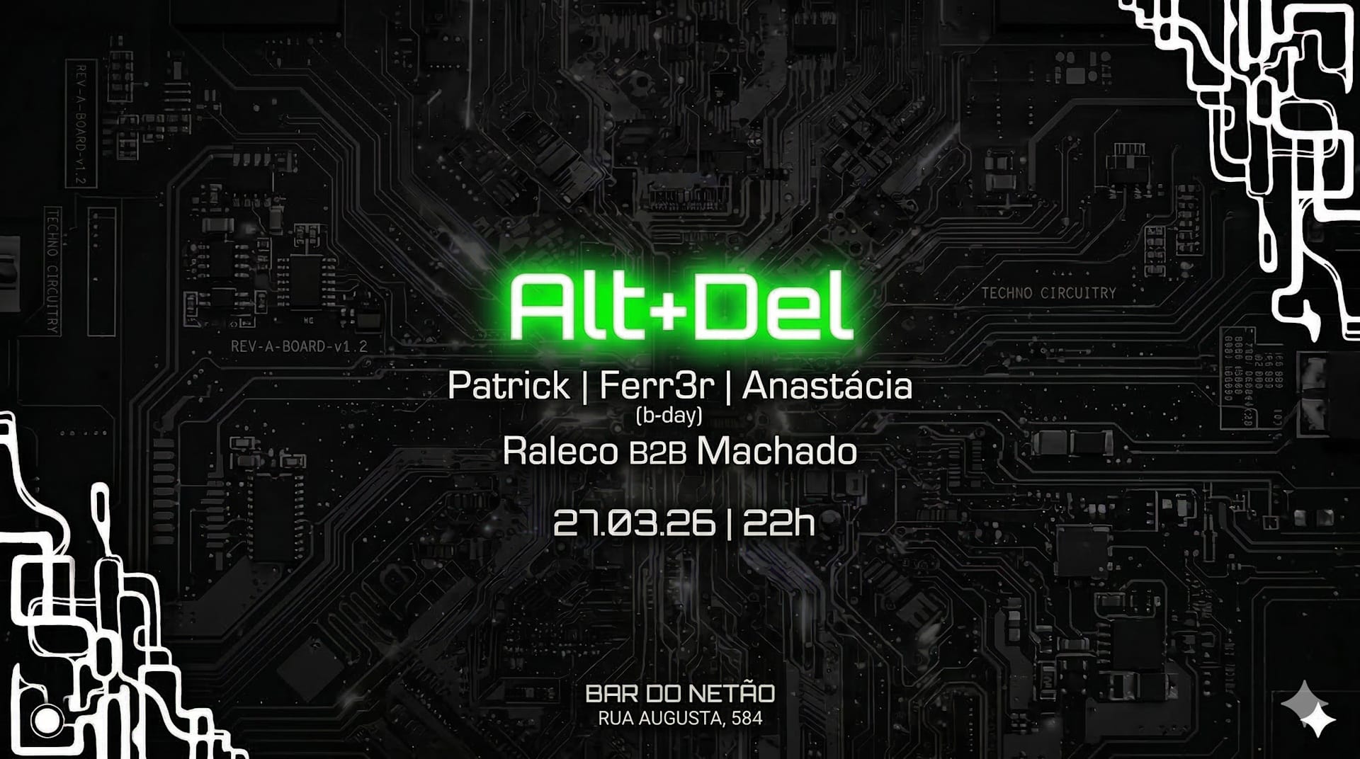 Estreia Alt + Del Cover