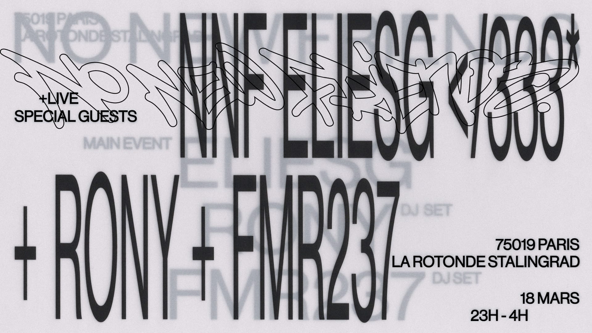 No New Friends : Eliesg · Rony · Fmr237 Cover