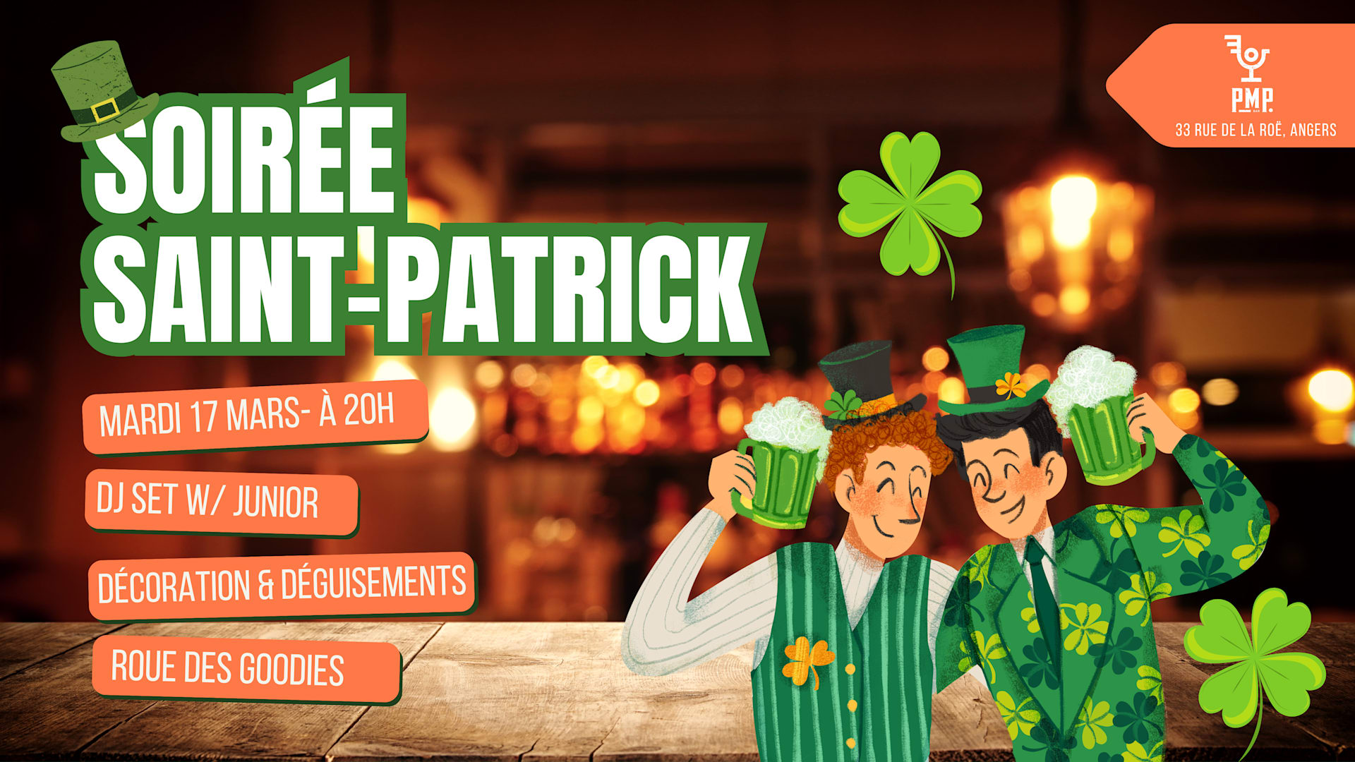 Saint Patrick Au Pmp Bar Cover