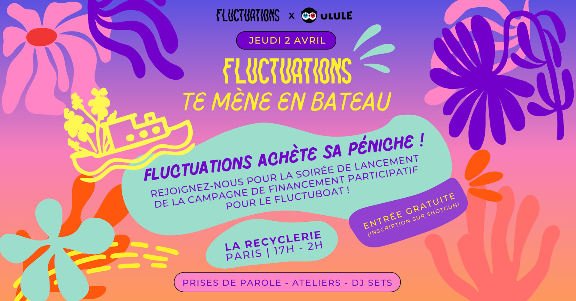 Fluctuations Te Mène En Bateau Cover