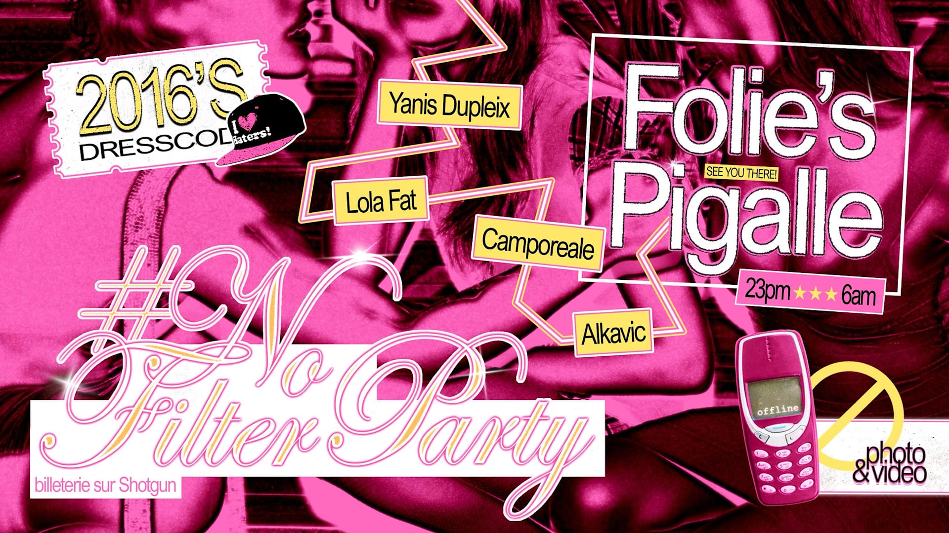 #No Filter Party  - 2016's Dress Code - Vendredi 27 Mars Cover