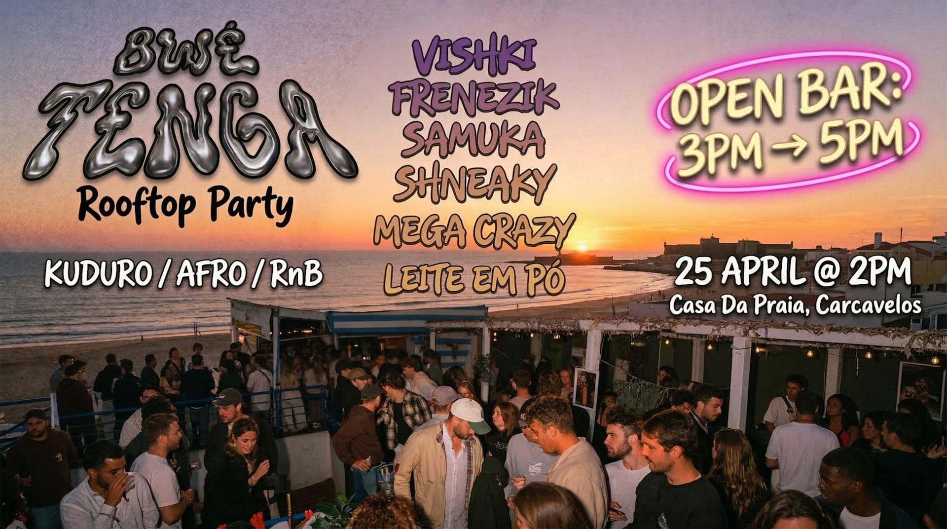 Bwé Tenga Rooftop Party Cover