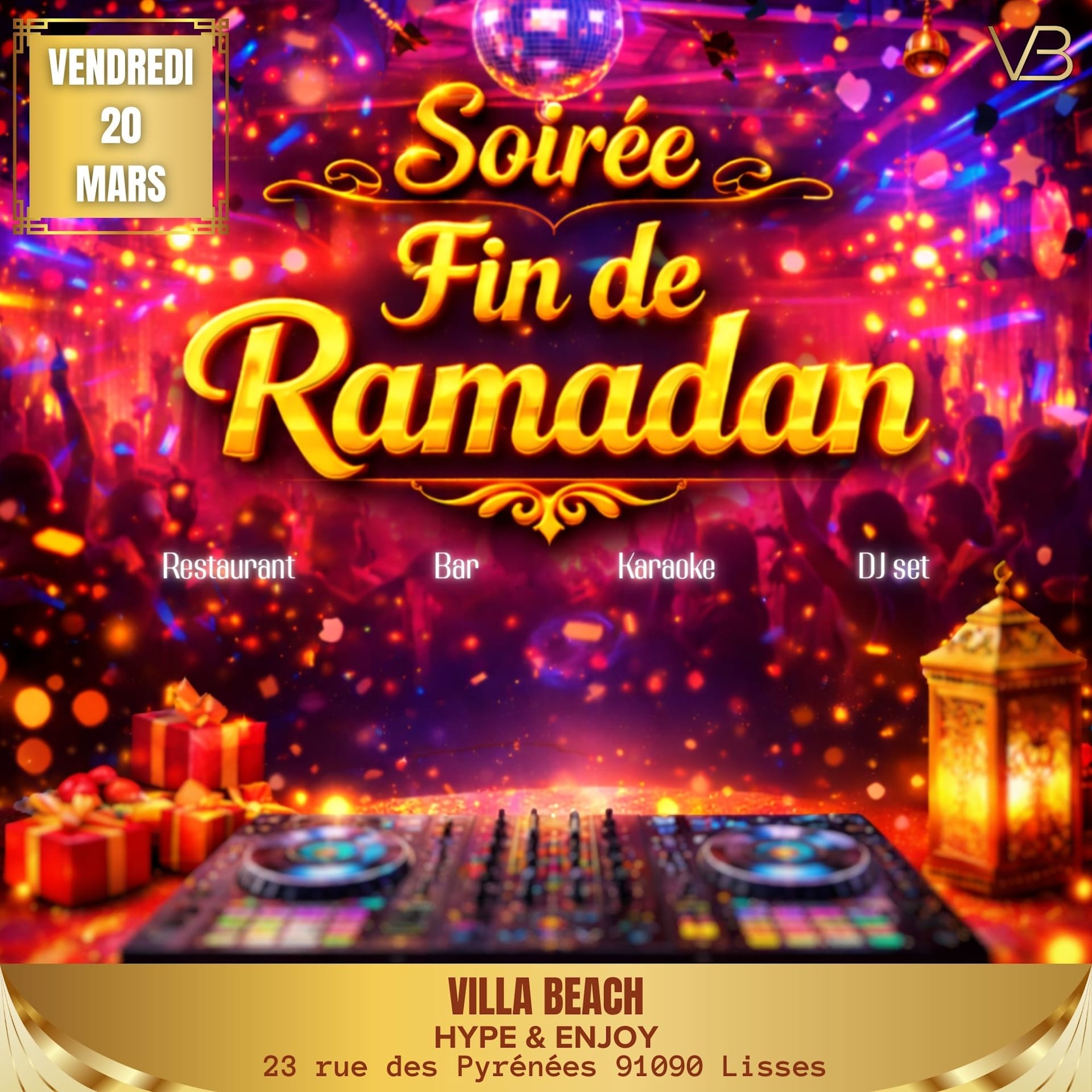 Soirée Fin Du Ramadan Cover