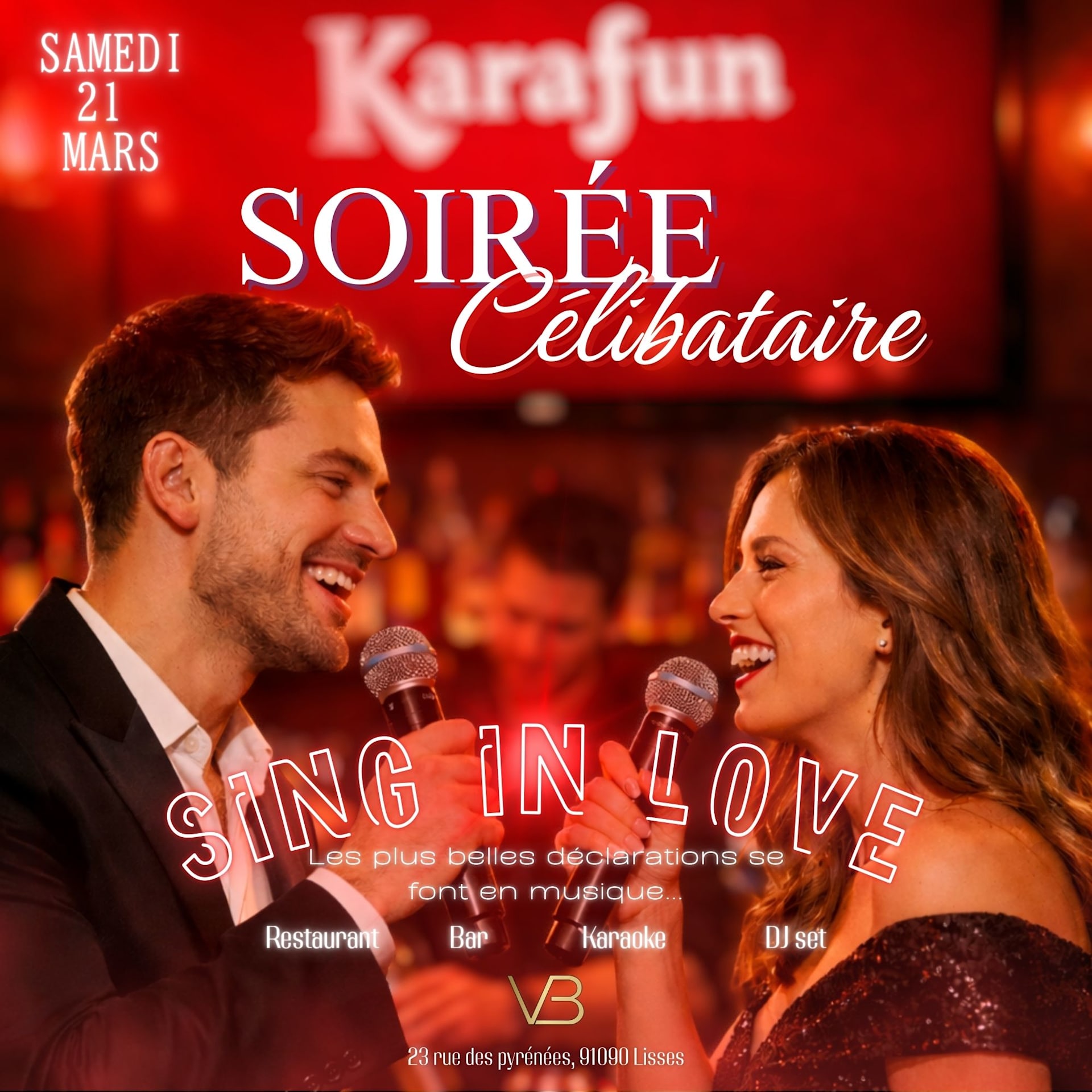Soirée Célibataire - Sing In Love Cover